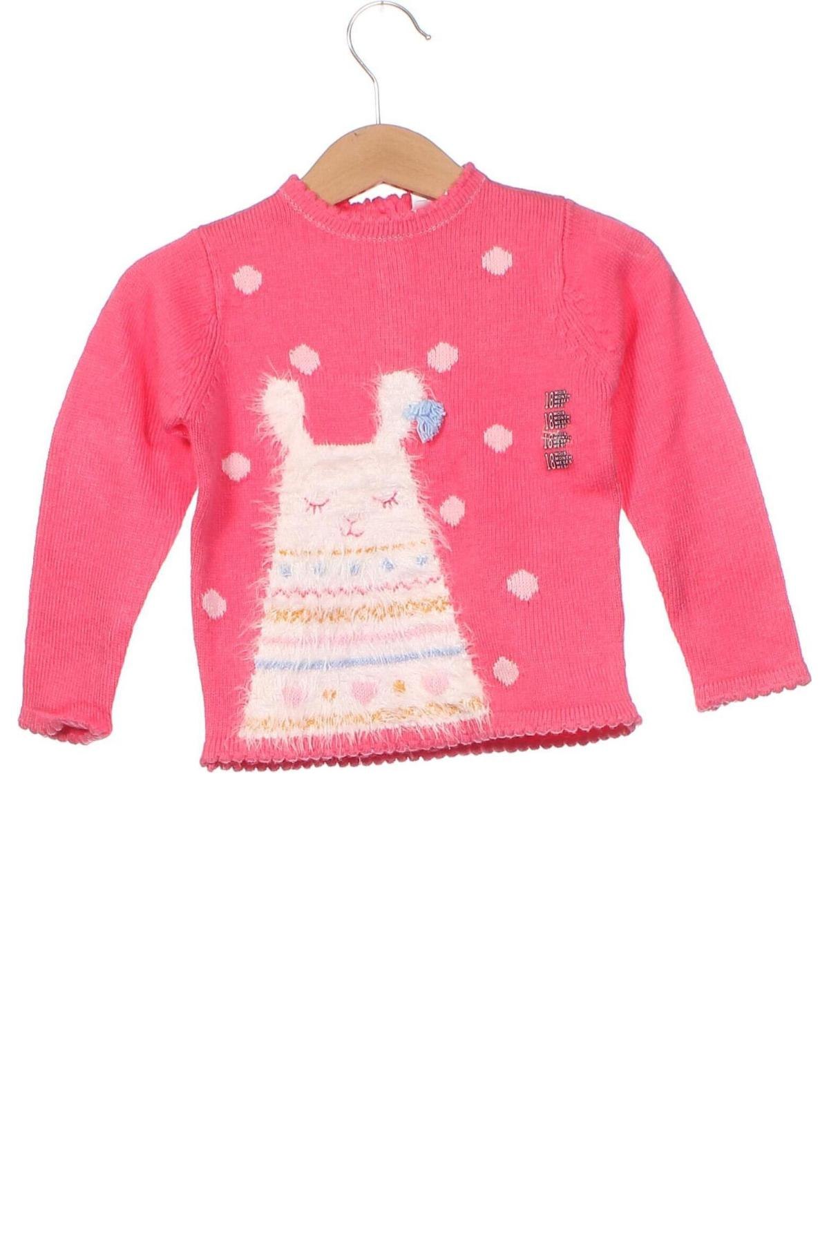 Παιδικό πουλόβερ Grain De Ble, Μέγεθος 12-18m/ 80-86 εκ., Χρώμα Ρόζ , Τιμή 6,32 €