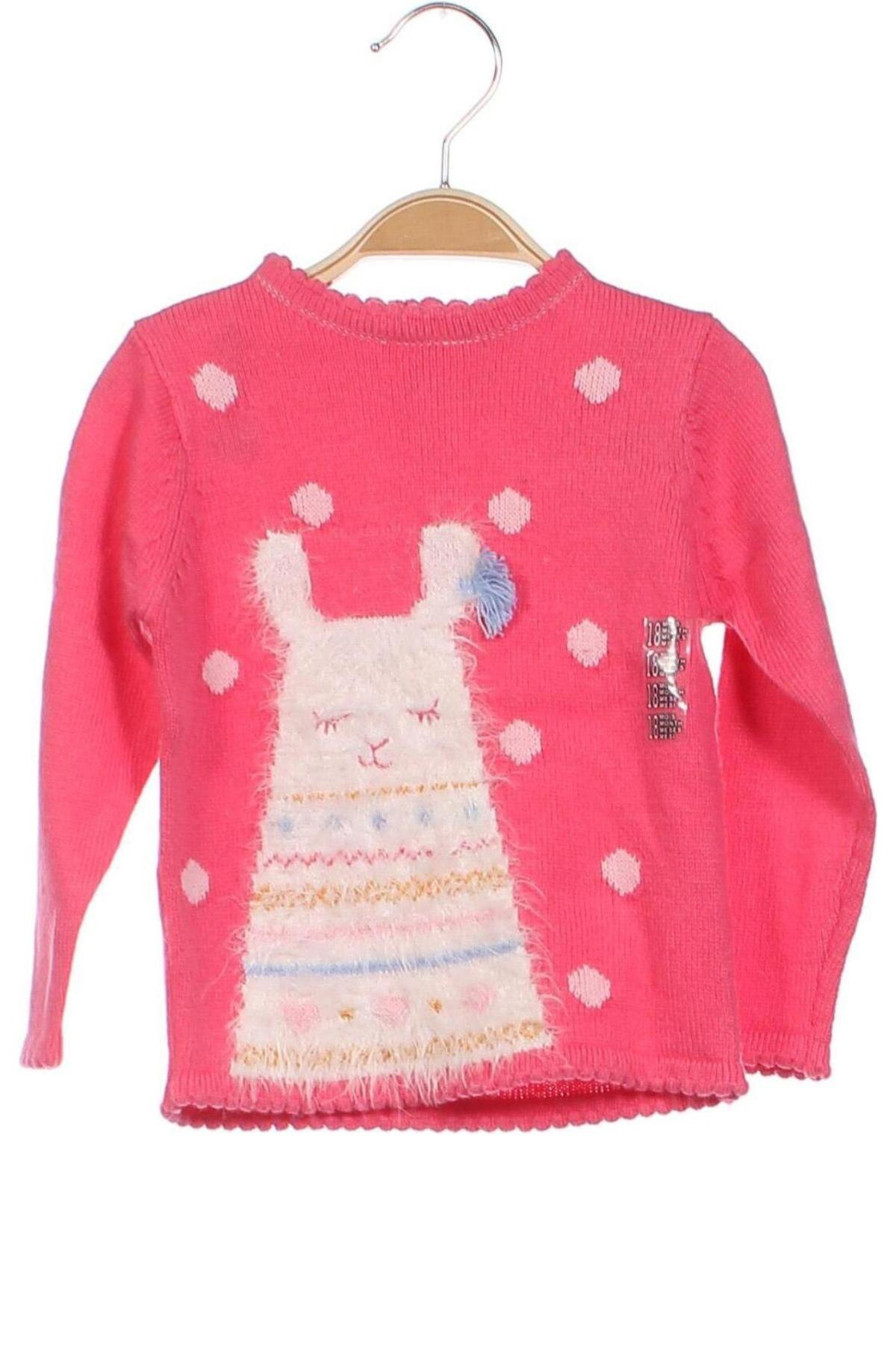 Παιδικό πουλόβερ Grain De Ble, Μέγεθος 9-12m/ 74-80 εκ., Χρώμα Ρόζ , Τιμή 10,67 €