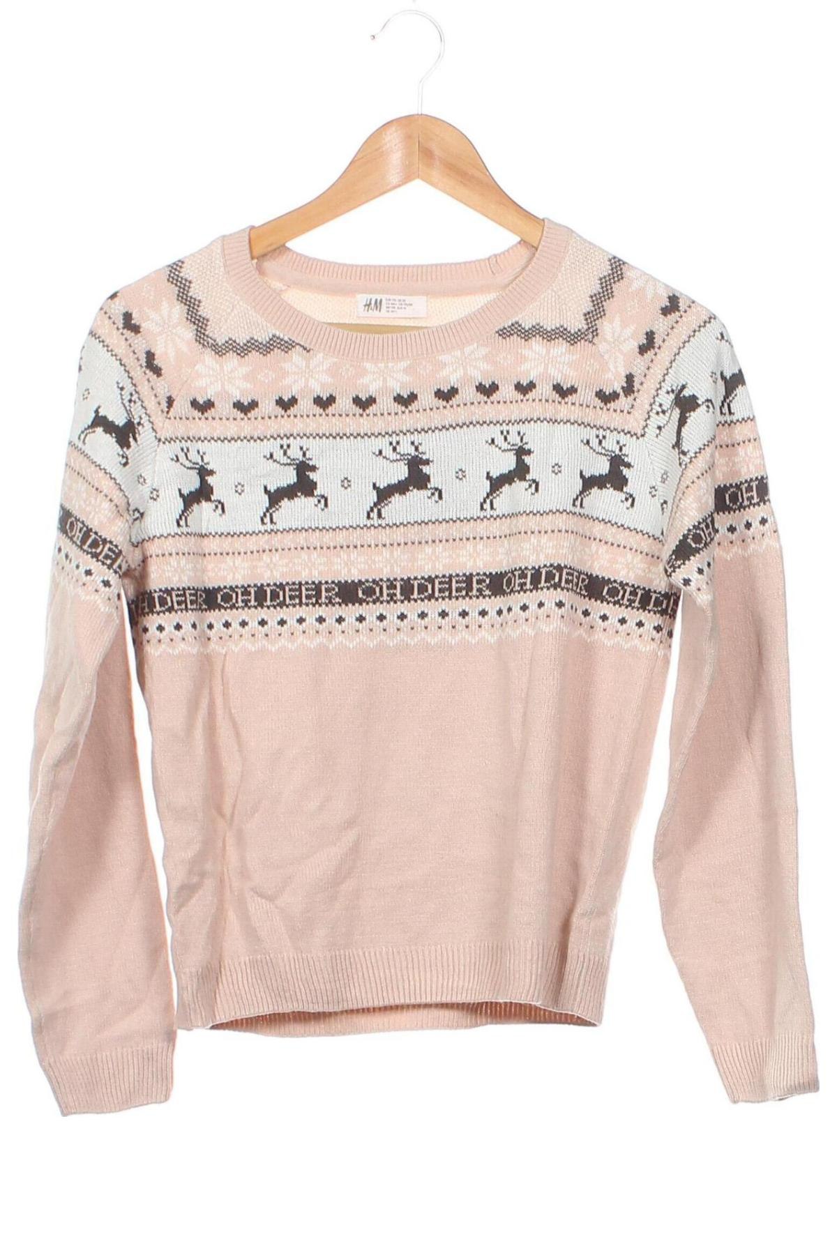 Kinderpullover H&M, Größe 14-15y/ 168-170 cm, Farbe Rosa, Preis 24,36 €