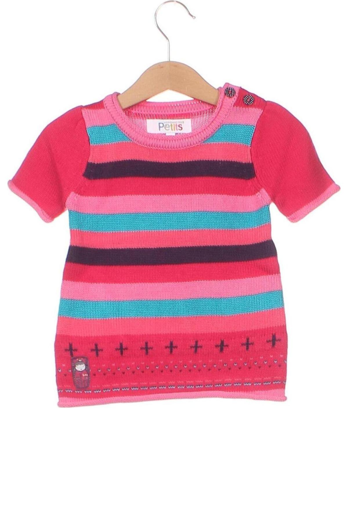 Детски пуловер La Compagnie des Petits, Размер 3-6m/ 62-68 см, Цвят Розов, Цена 5,90 лв.