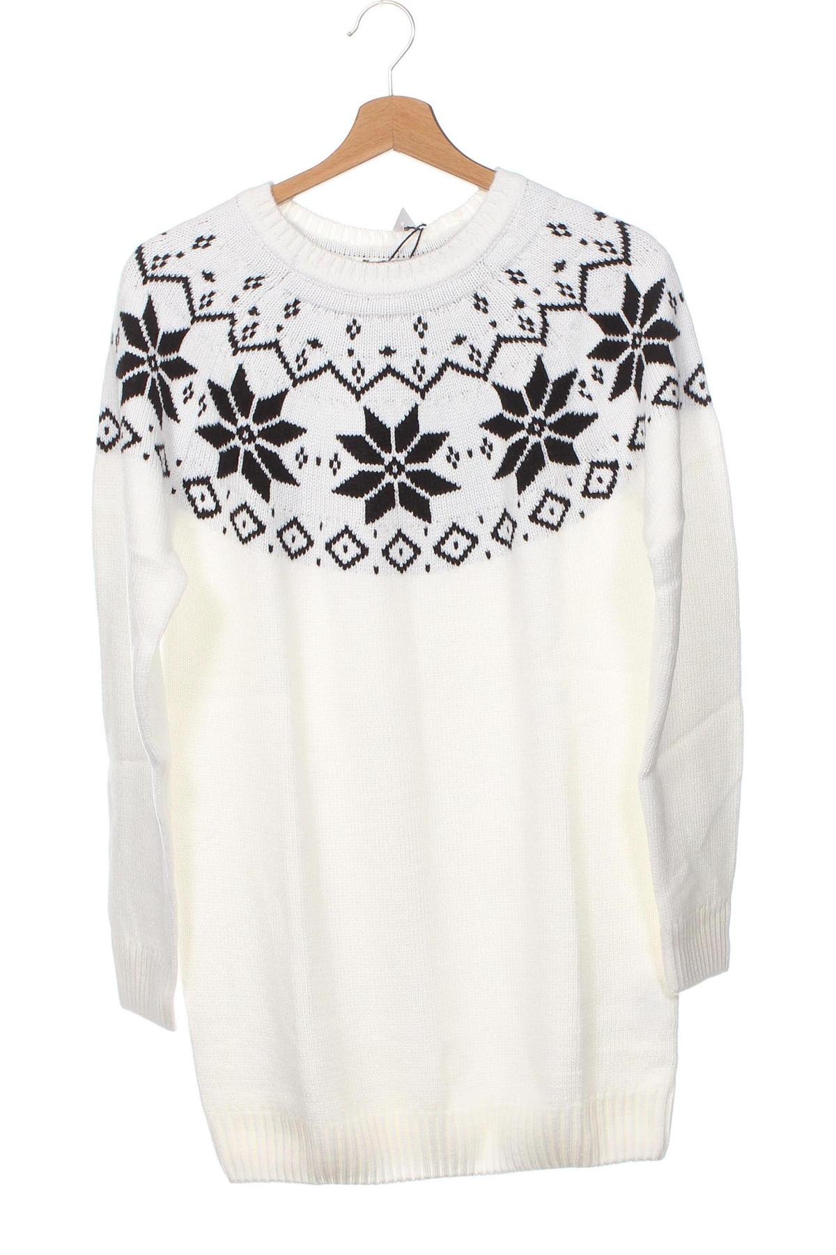 Детски пуловер Oviesse, Размер 13-14y/ 164-168 см, Цвят Бял, Цена 26,55 лв.
