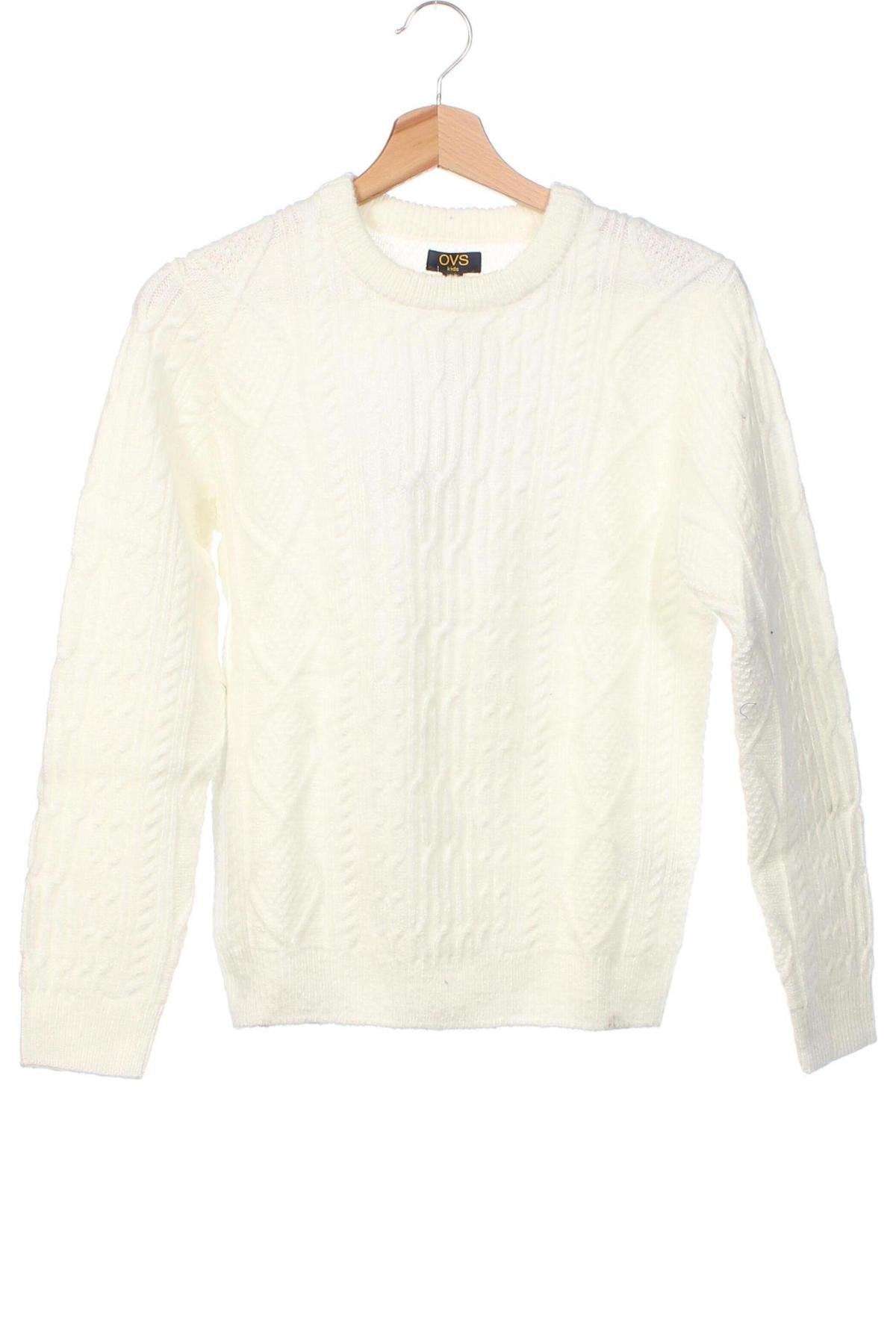 Παιδικό πουλόβερ Oviesse, Μέγεθος 9-10y/ 140-146 εκ., Χρώμα Λευκό, Τιμή 25,26 €
