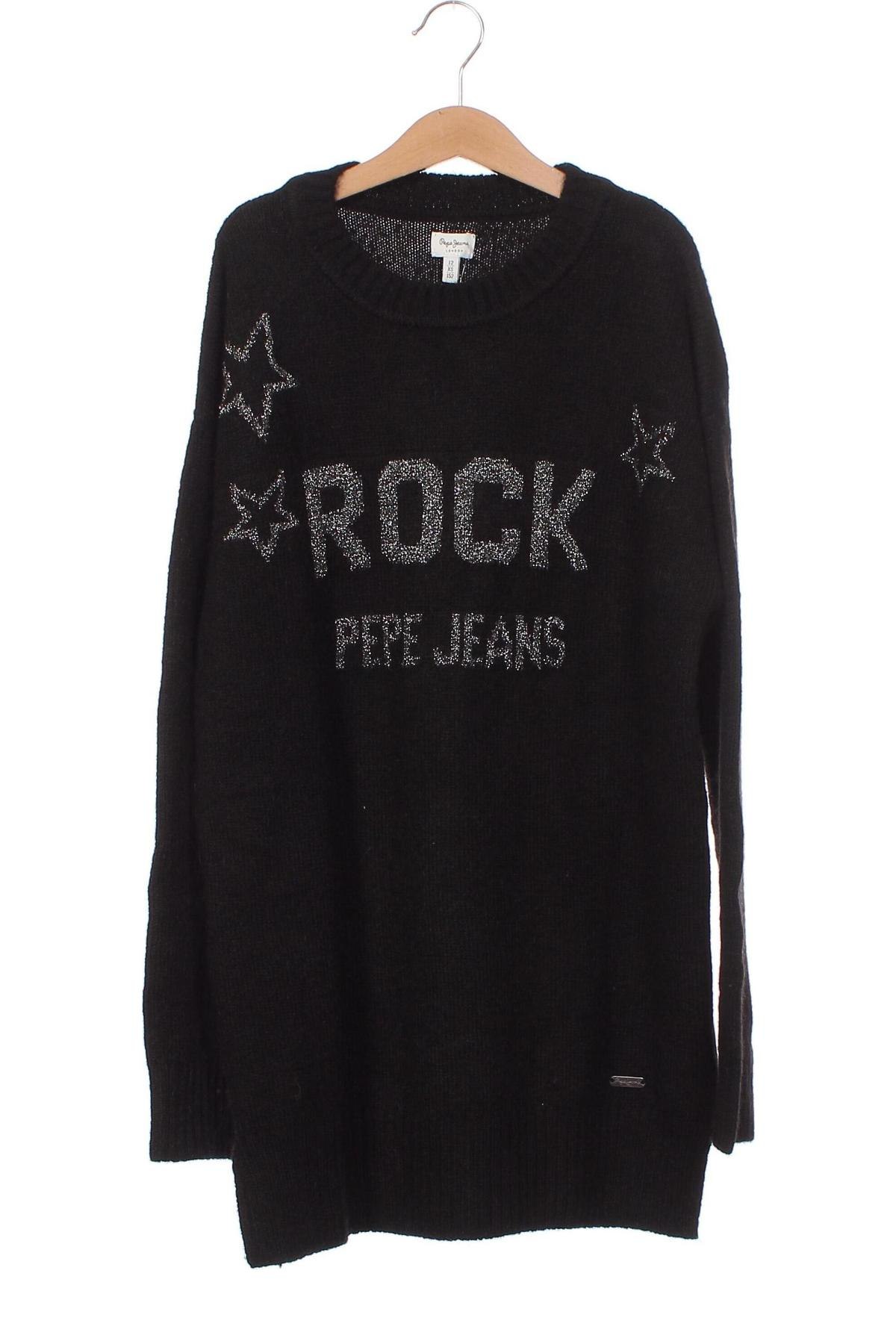 Детски пуловер Pepe Jeans, Размер 10-11y/ 146-152 см, Цвят Черен, Цена 62,88 лв.