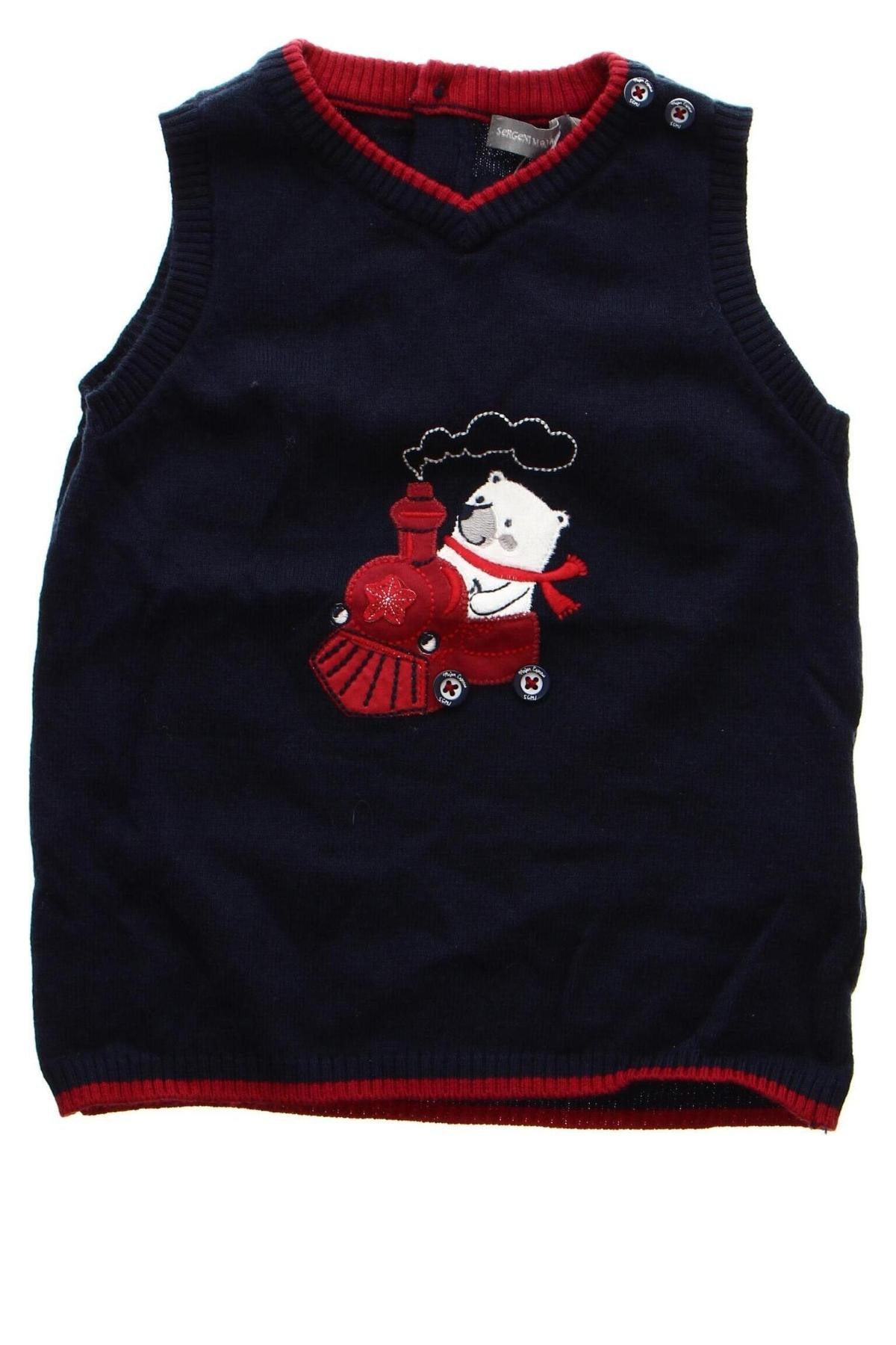Детски пуловер Sergent Major, Размер 12-18m/ 80-86 см, Цвят Син, Цена 23,60 лв.