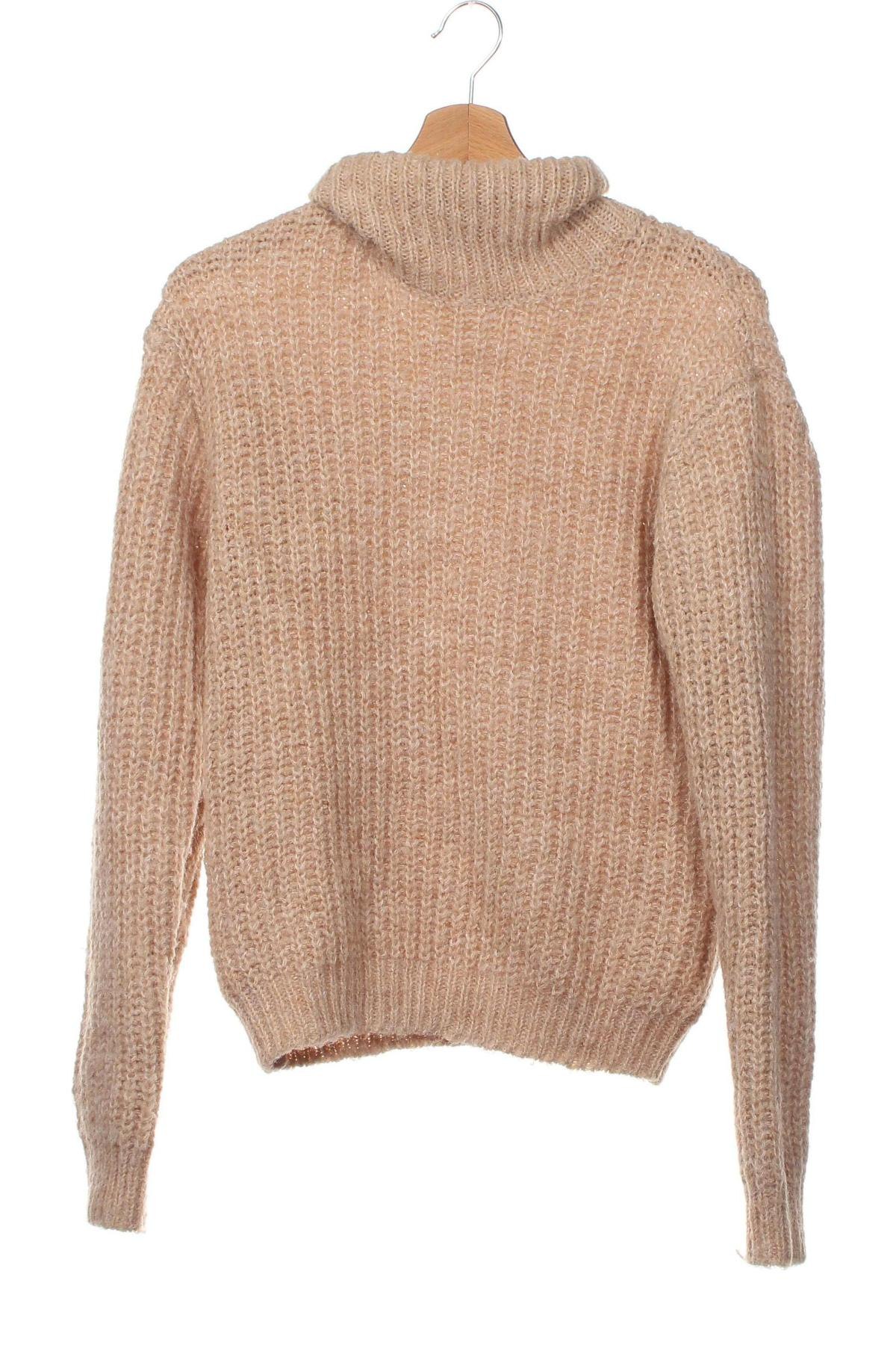 Детски пуловер Sinsay, Размер 12-13y/ 158-164 см, Цвят Бежов, Цена 17,67 лв.
