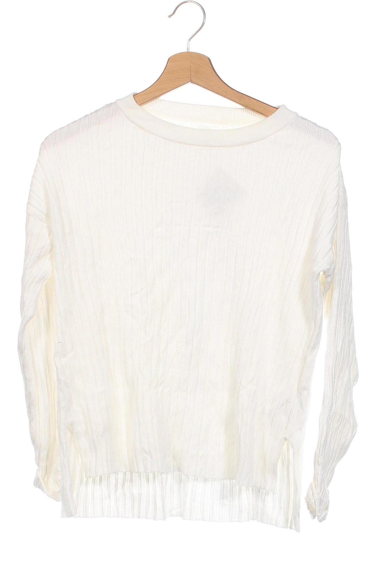 Детски пуловер Zara Knitwear, Размер 11-12y/ 152-158 см, Цвят Екрю, Цена 12,60 лв.