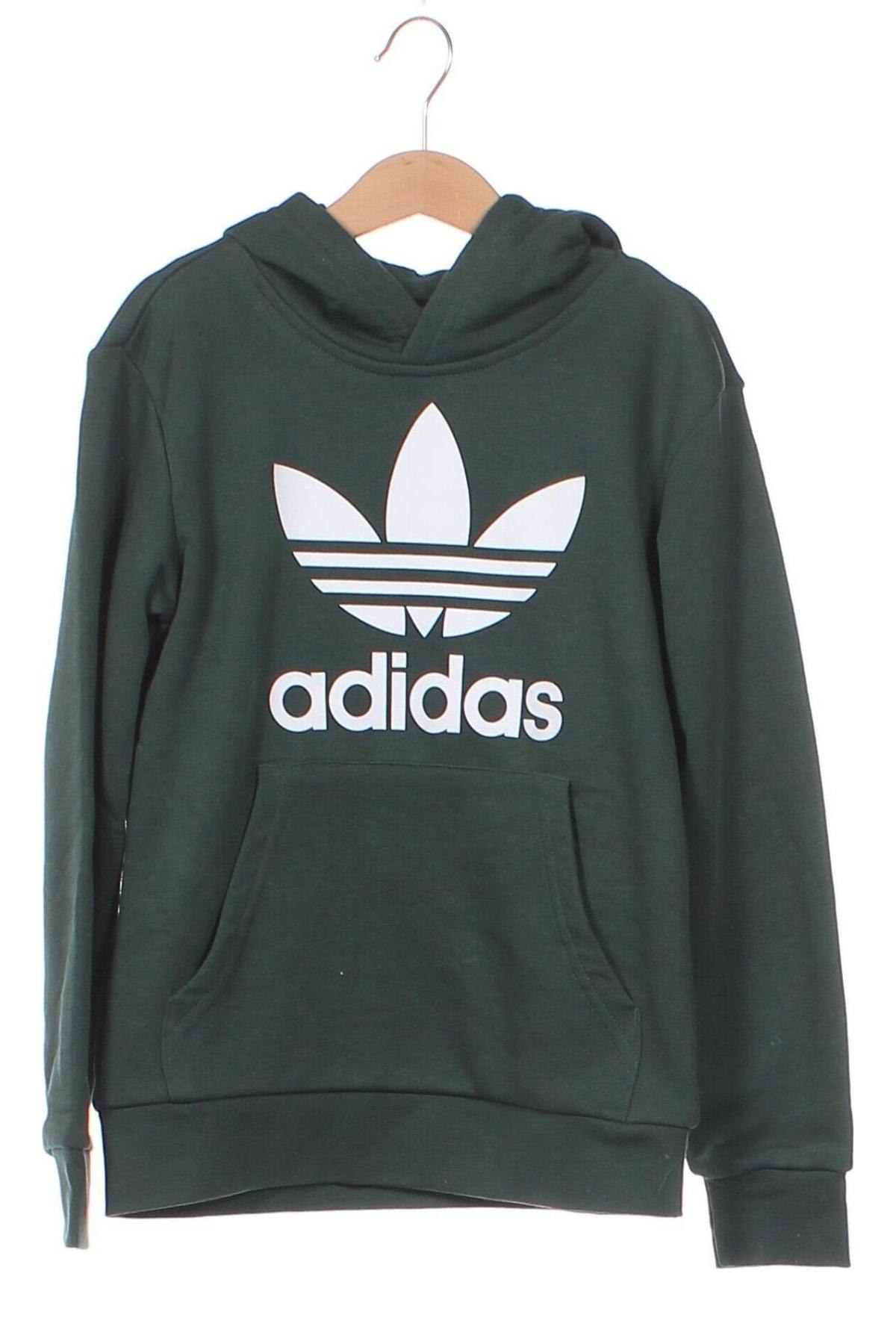Gyerek sweatshirt Adidas Originals, Méret 7-8y / 128-134 cm, Szín Zöld, Ár 20 930 Ft