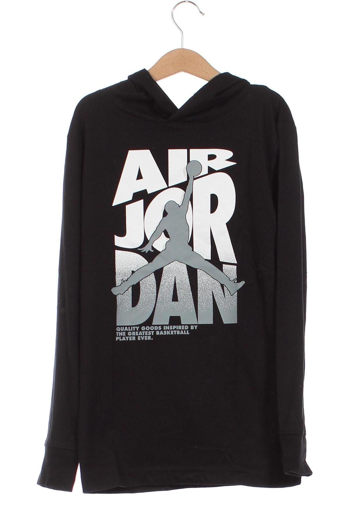 Gyerek sweatshirt Air Jordan Nike, Méret 9-10y / 140-146 cm, Szín Fekete, Ár 23 901 Ft