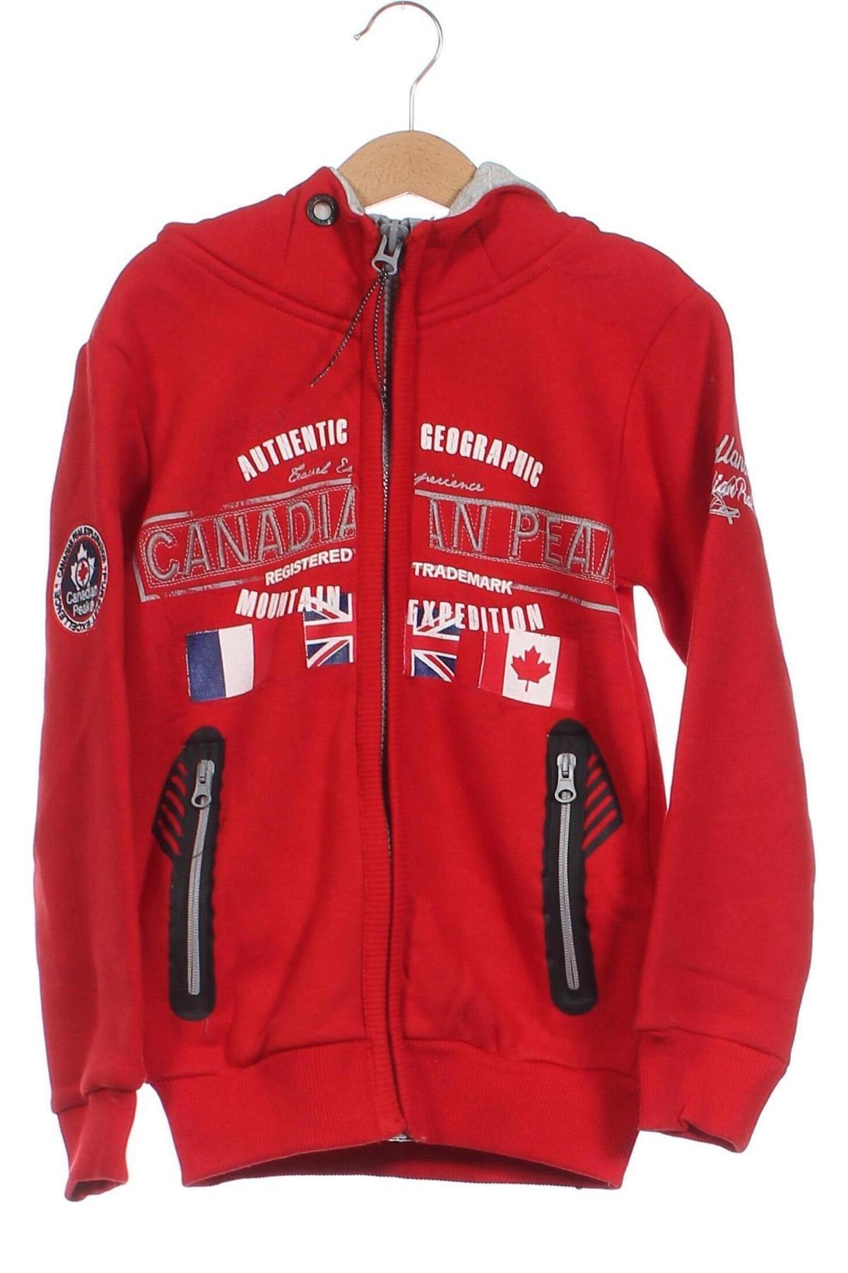 Kinder Sweatshirts Canadian Peak, Größe 7-8y/ 128-134 cm, Farbe Rot, Preis € 31,66