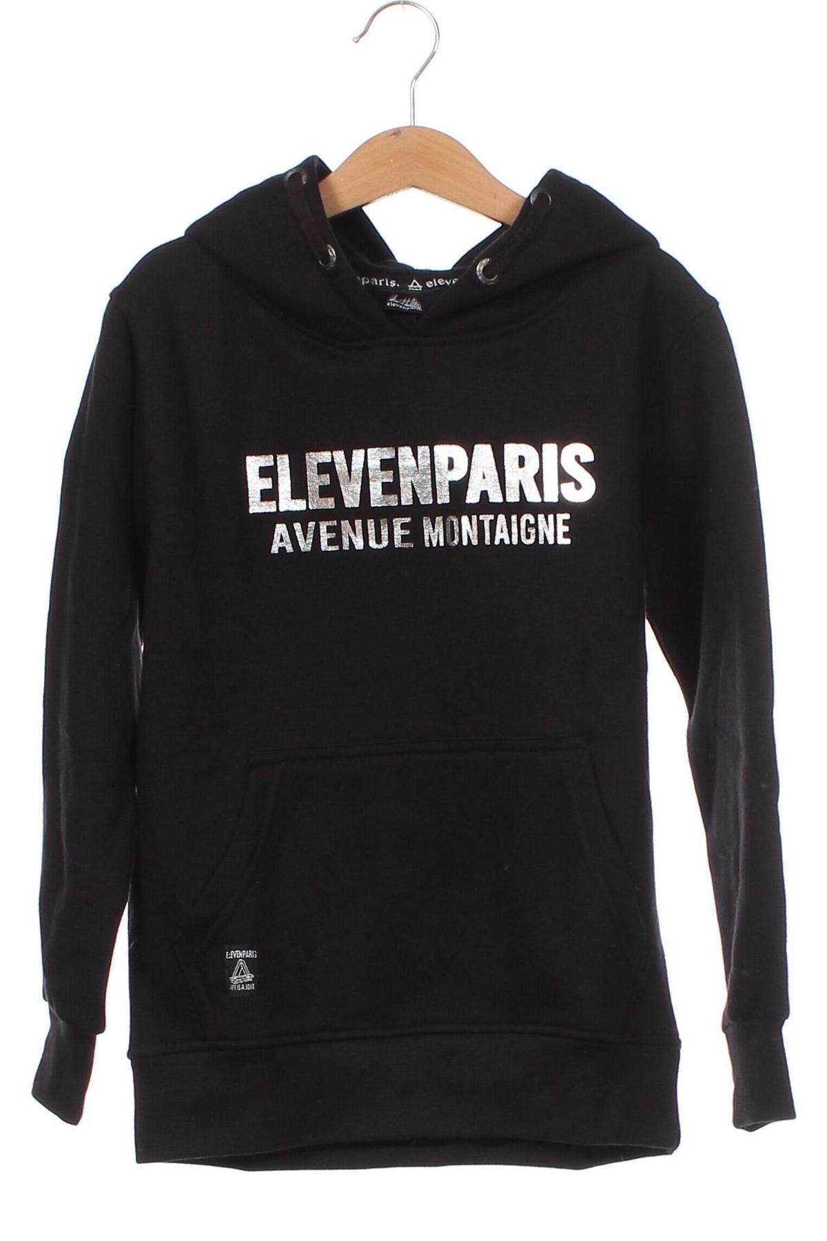 Kinder Sweatshirts Eleven Paris Little, Größe 7-8y/ 128-134 cm, Farbe Schwarz, Preis 31,64 €