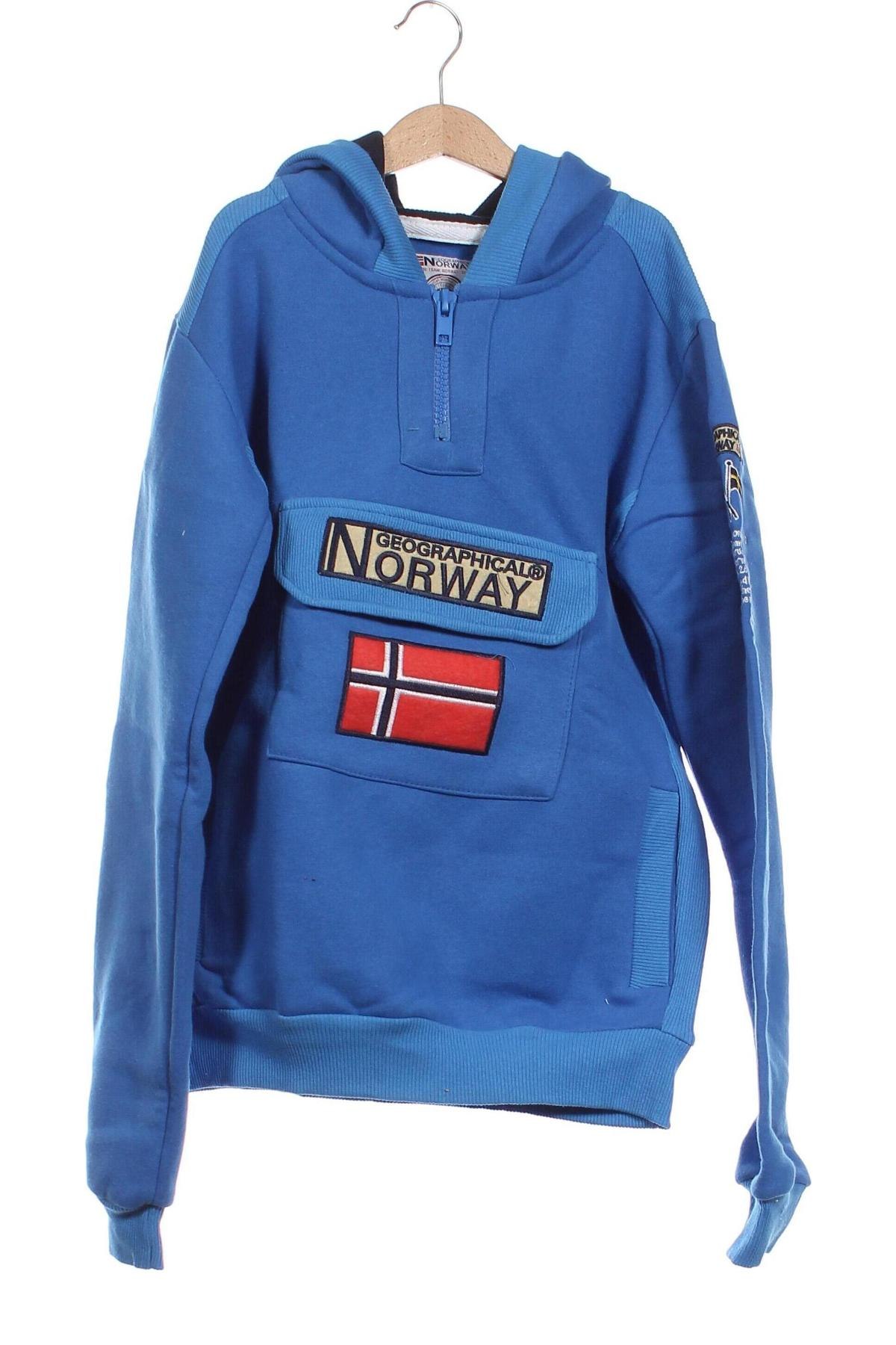 Παιδικό φούτερ Geographical Norway, Μέγεθος 15-18y/ 170-176 εκ., Χρώμα Μπλέ, Τιμή 33,30 €
