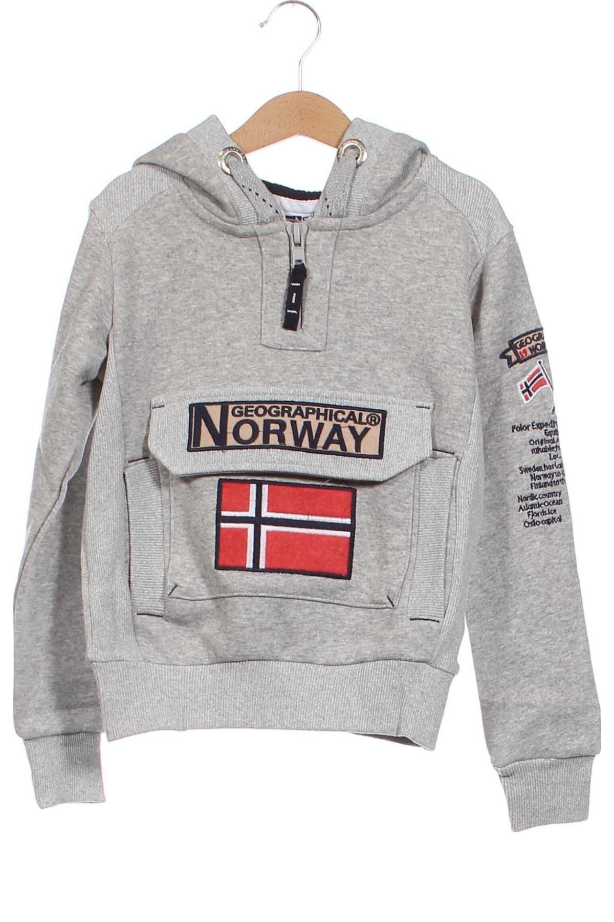Παιδικό φούτερ Geographical Norway, Μέγεθος 9-10y/ 140-146 εκ., Χρώμα Γκρί, Τιμή 34,19 €