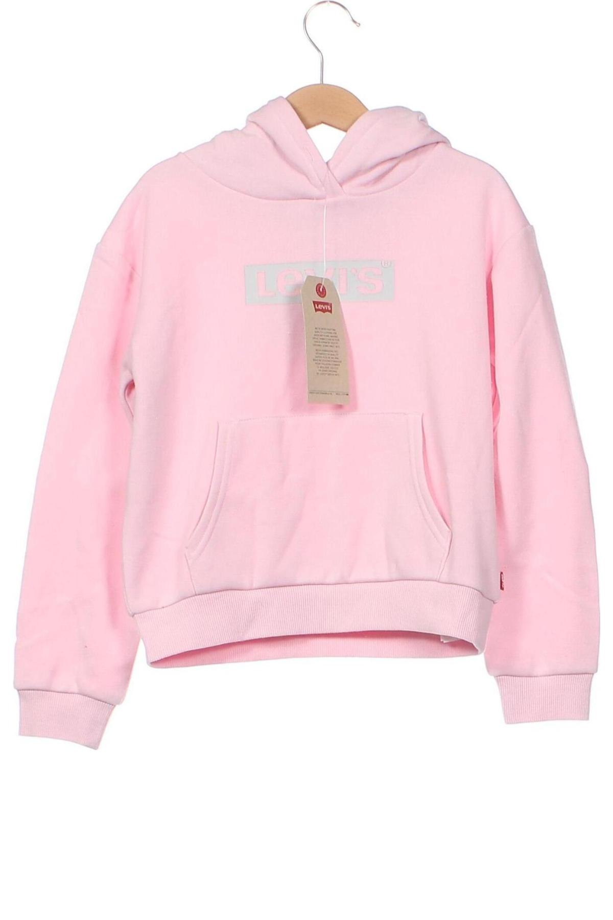 Gyerek sweatshirt Levi's, Méret 7-8y / 128-134 cm, Szín Rózsaszín, Ár 21 385 Ft