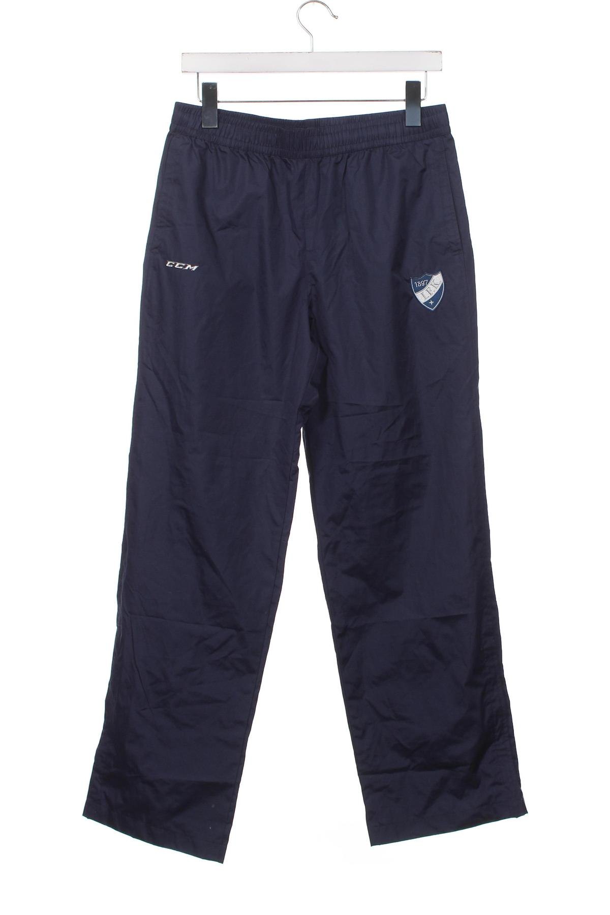 Pantaloni de trening, pentru copii CCM, Mărime 12-13y/ 158-164 cm, Culoare Albastru, Preț 95,39 Lei