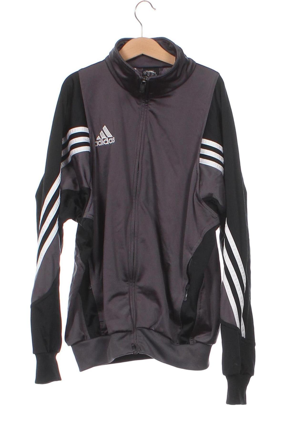Детско спортно горнище Adidas, Размер 12-13y/ 158-164 см, Цвят Сив, Цена 28,00 лв.