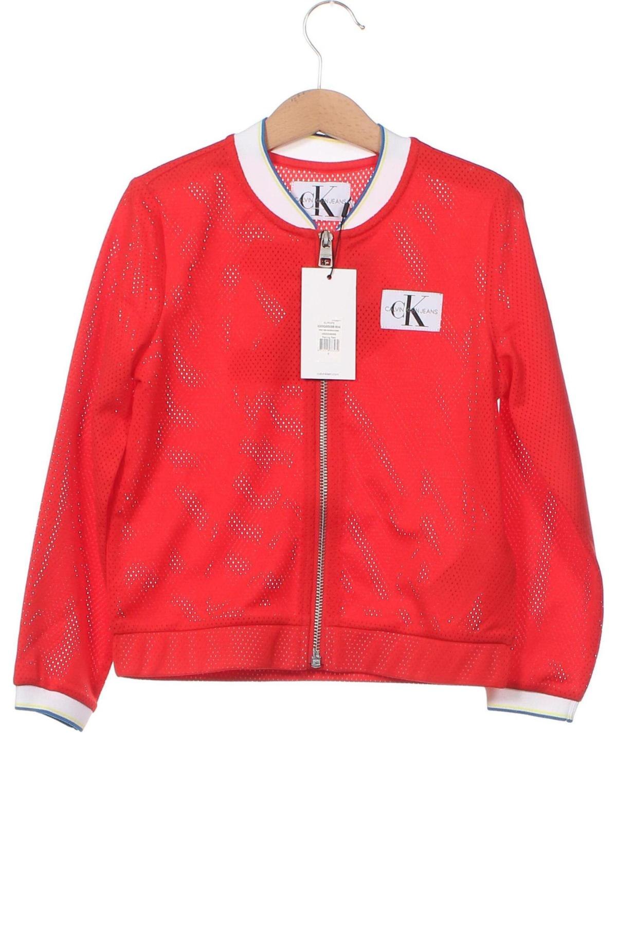 Detská bunda  Calvin Klein Jeans, Veľkosť 5-6y/ 116-122 cm, Farba Červená, Cena  118,04 €