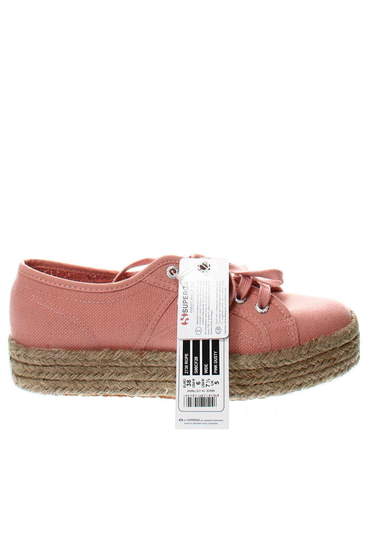 Espadrilles Superga, Größe 38, Farbe Rosa, Preis 15,29 €