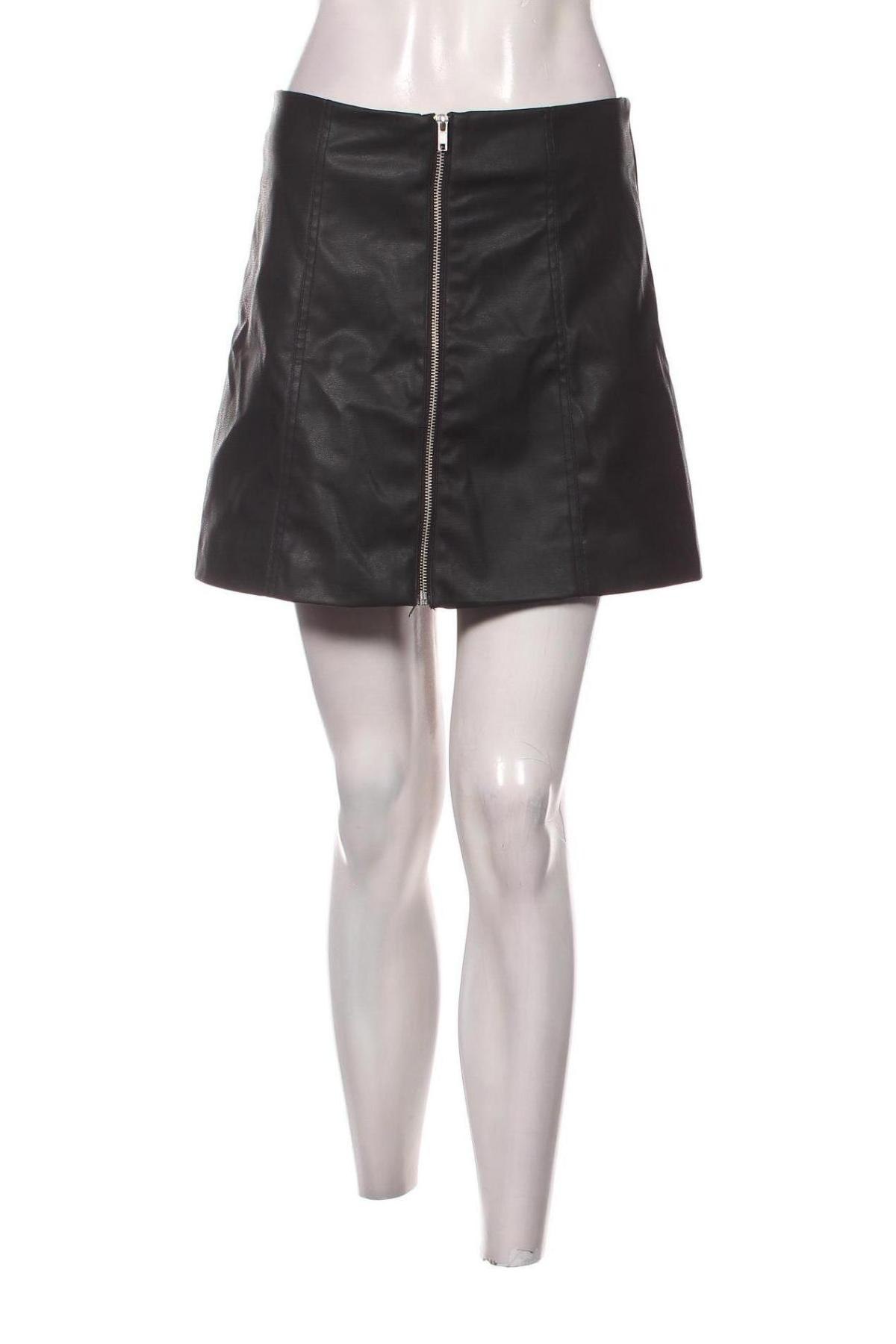 Δερμάτινη φούστα H&M Divided, Μέγεθος M, Χρώμα Μαύρο, Τιμή 6,33 €