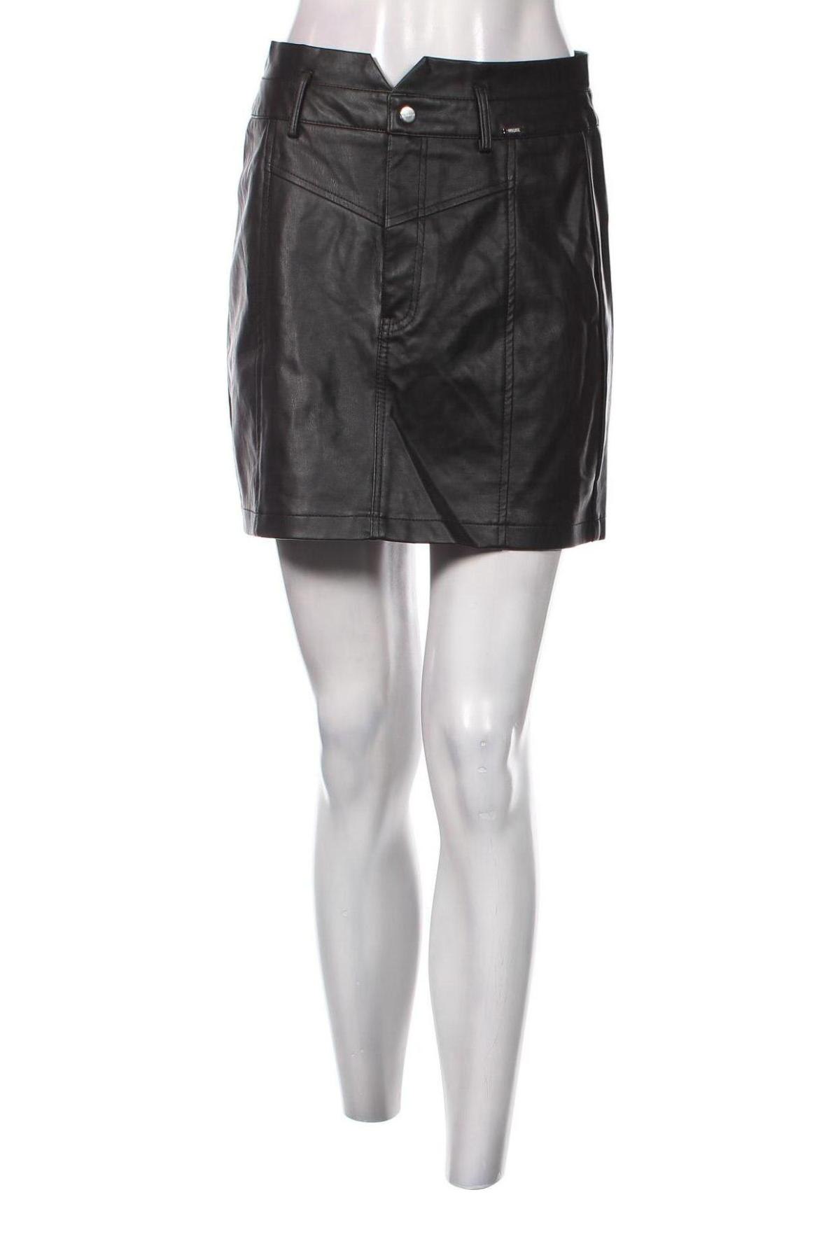 Δερμάτινη φούστα Diverse, Μέγεθος M, Χρώμα Μαύρο, Τιμή 4,27 €