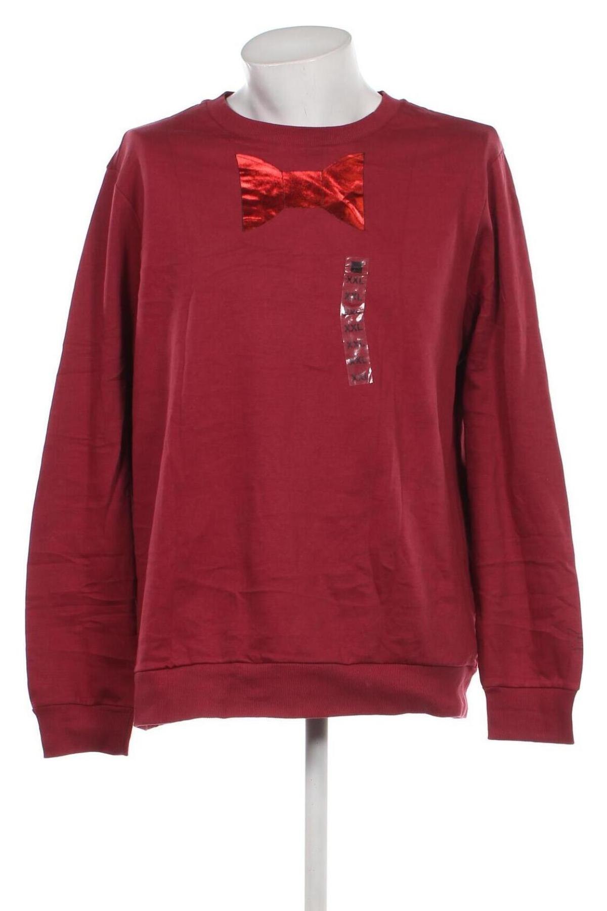 Ανδρική μπλούζα Hema, Μέγεθος XXL, Χρώμα Κόκκινο, Τιμή 3,29 €