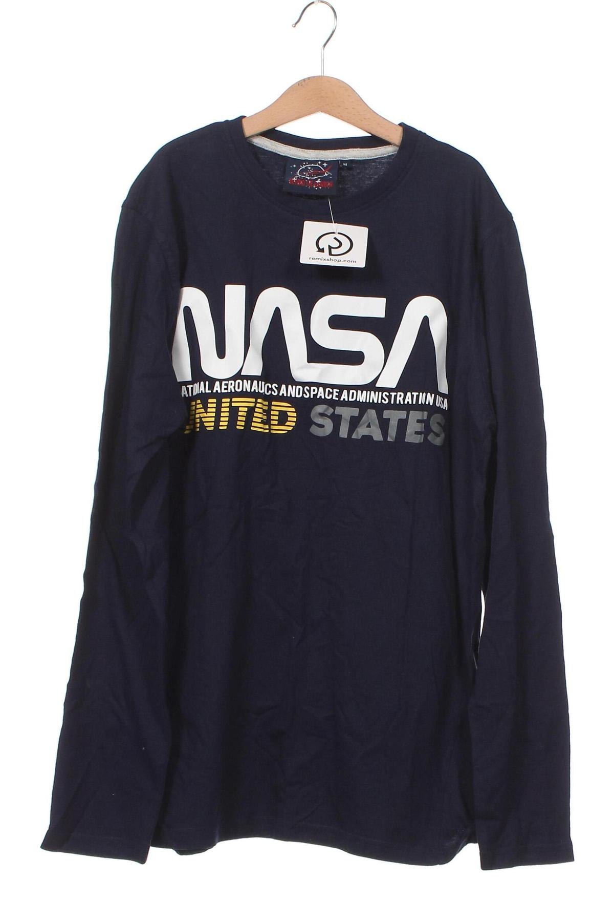 Мъжка блуза NASA, Размер M, Цвят Син, Цена 21,46 лв.