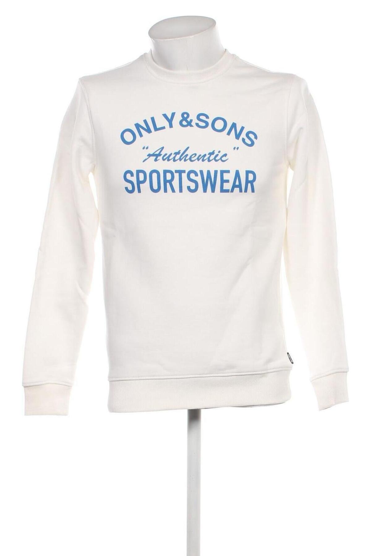 Herren Shirt Only & Sons, Größe XS, Farbe Weiß, Preis € 9,59