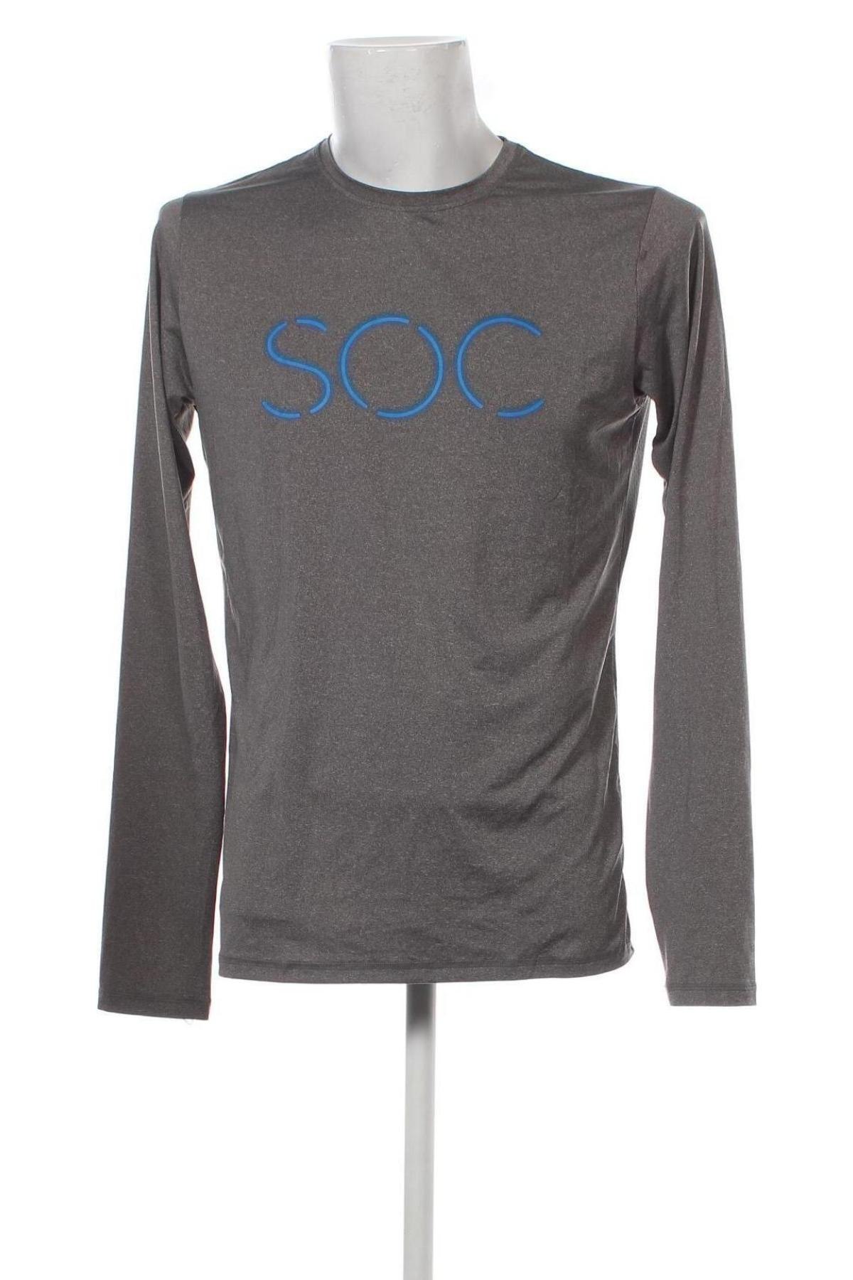 Herren Shirt SOC, Größe M, Farbe Grau, Preis 7,64 €