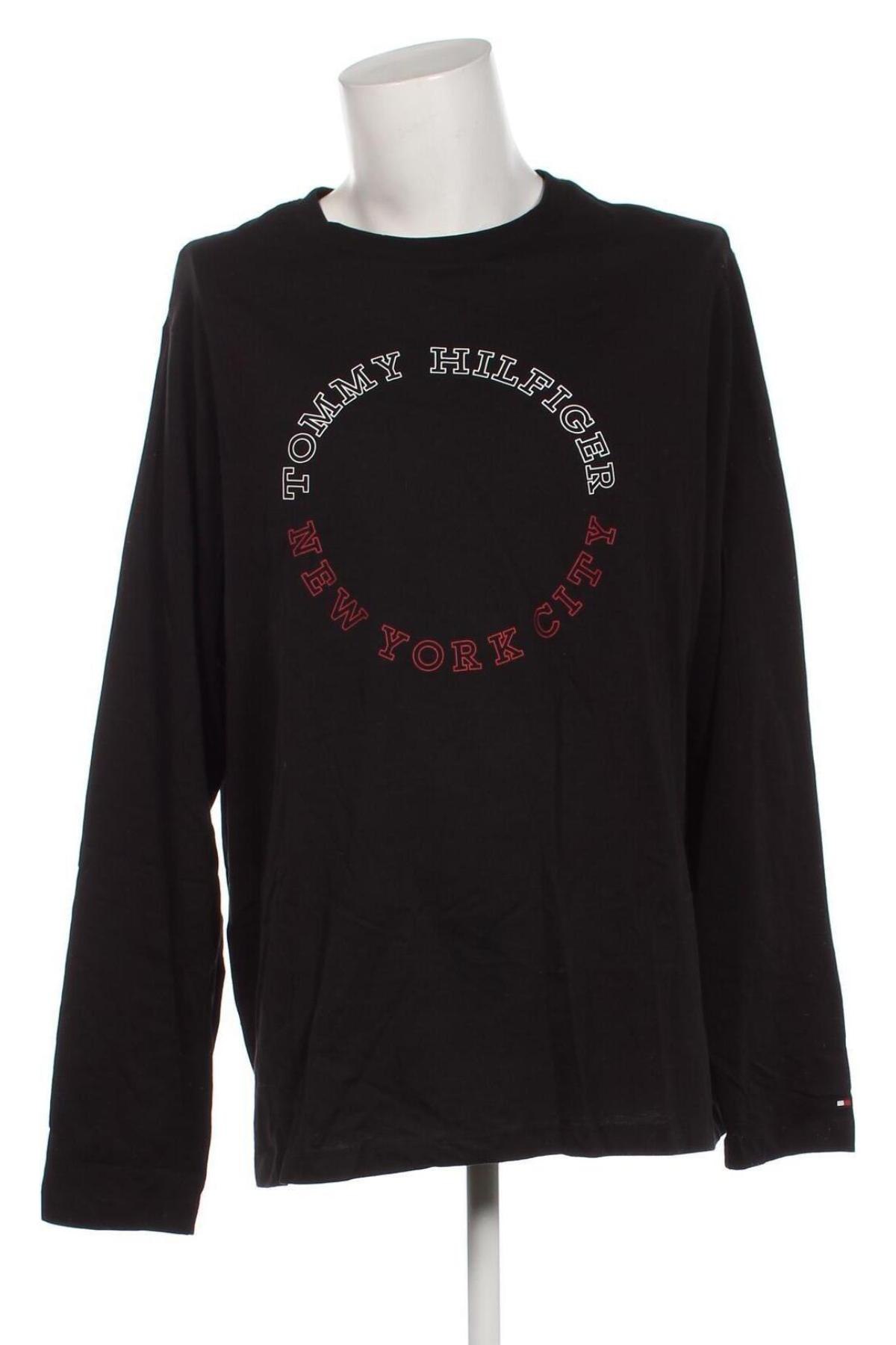 Ανδρική μπλούζα Tommy Hilfiger, Μέγεθος 3XL, Χρώμα Μαύρο, Τιμή 70,10 €