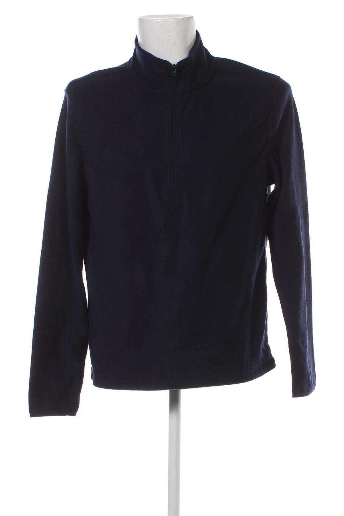 Мъжка поларена блуза Oviesse, Размер XL, Цвят Син, Цена 5,27 лв.