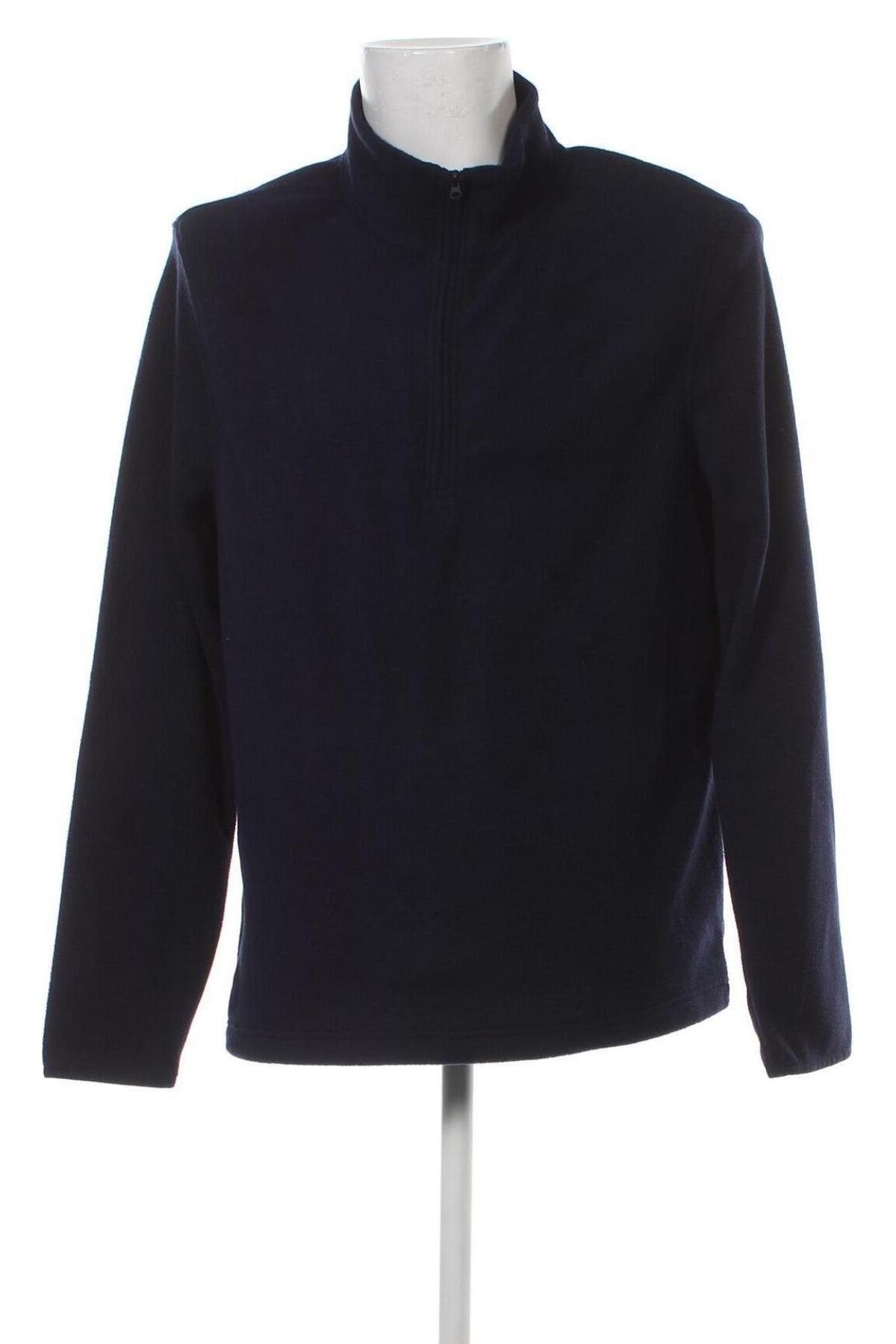 Ανδρική μπλούζα fleece Oviesse, Μέγεθος XXL, Χρώμα Μπλέ, Τιμή 2,72 €