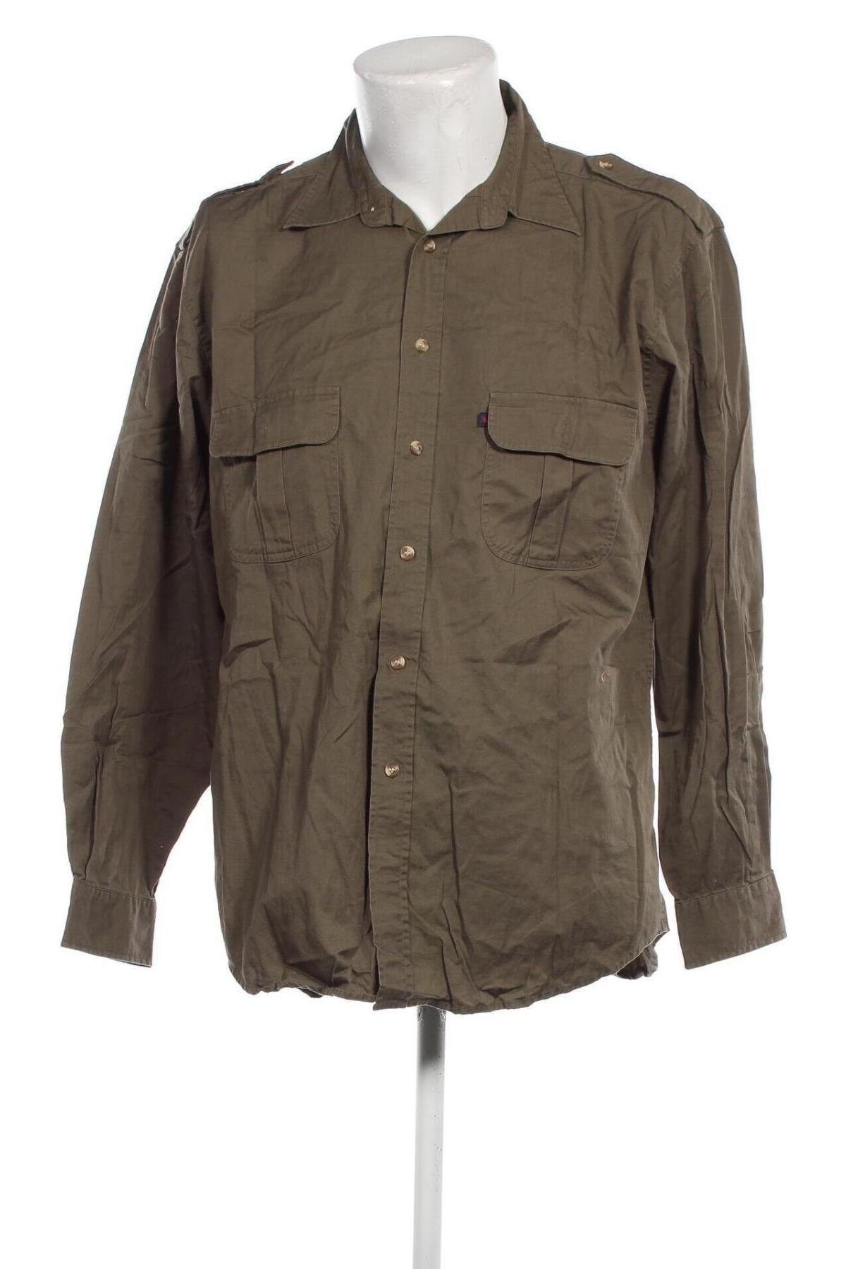 Ανδρικό πουκάμισο, Μέγεθος S, Χρώμα  Μπέζ, Τιμή 2,69 €
