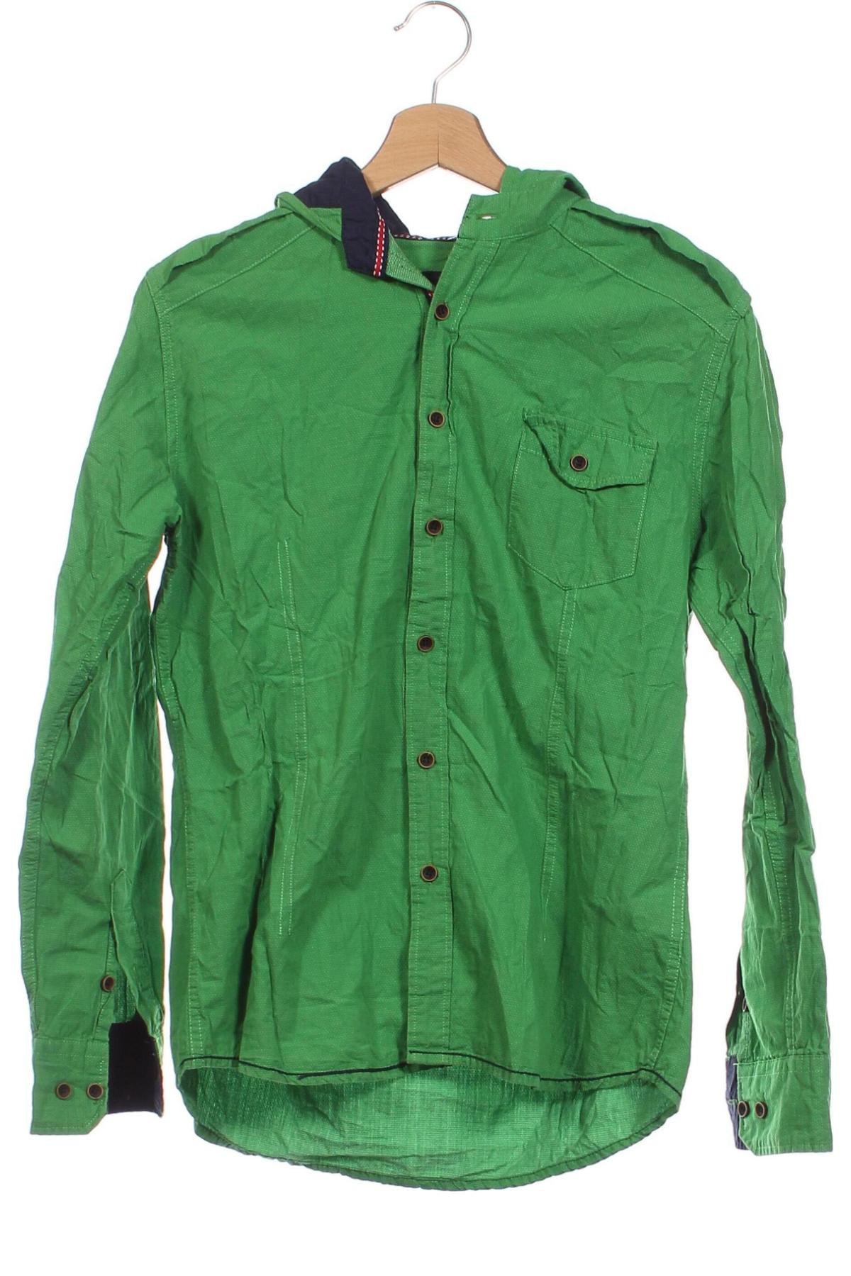 Мъжка риза, Размер M, Цвят Зелен, Цена 17,40 лв.