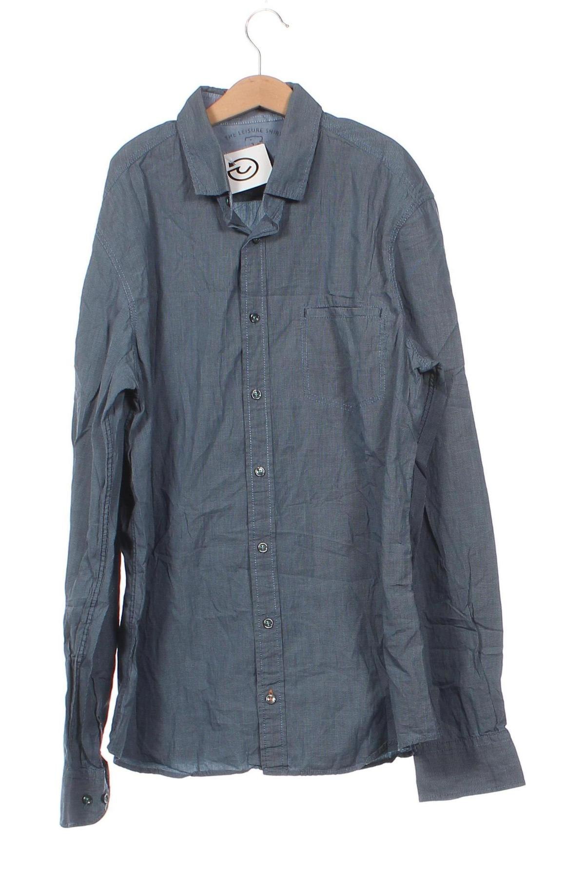 Herrenhemd, Größe M, Farbe Blau, Preis € 2,62