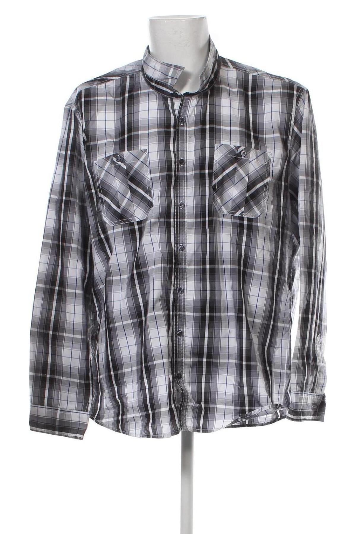 Мъжка риза Angelo Litrico, Размер 3XL, Цвят Многоцветен, Цена 21,17 лв.