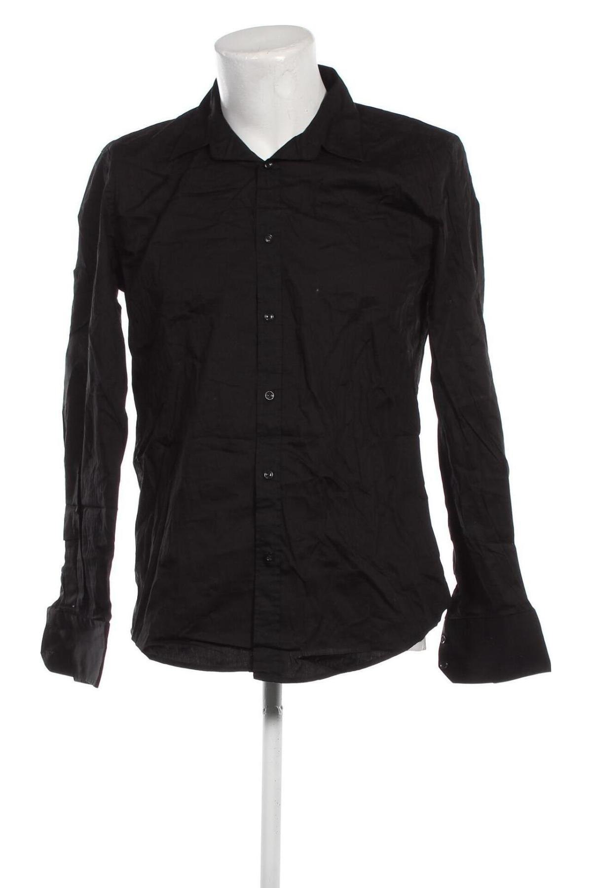 Мъжка риза Antony Morato, Размер XL, Цвят Черен, Цена 39,00 лв.