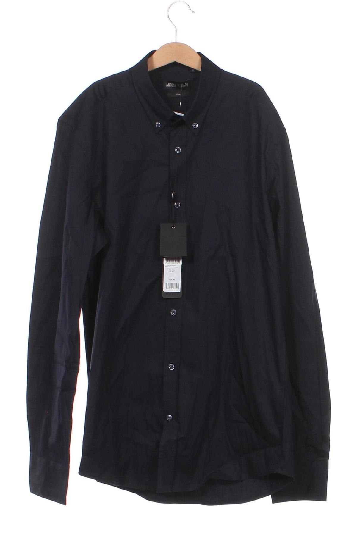 Ανδρικό πουκάμισο Antony Morato, Μέγεθος M, Χρώμα Μπλέ, Τιμή 60,31 €