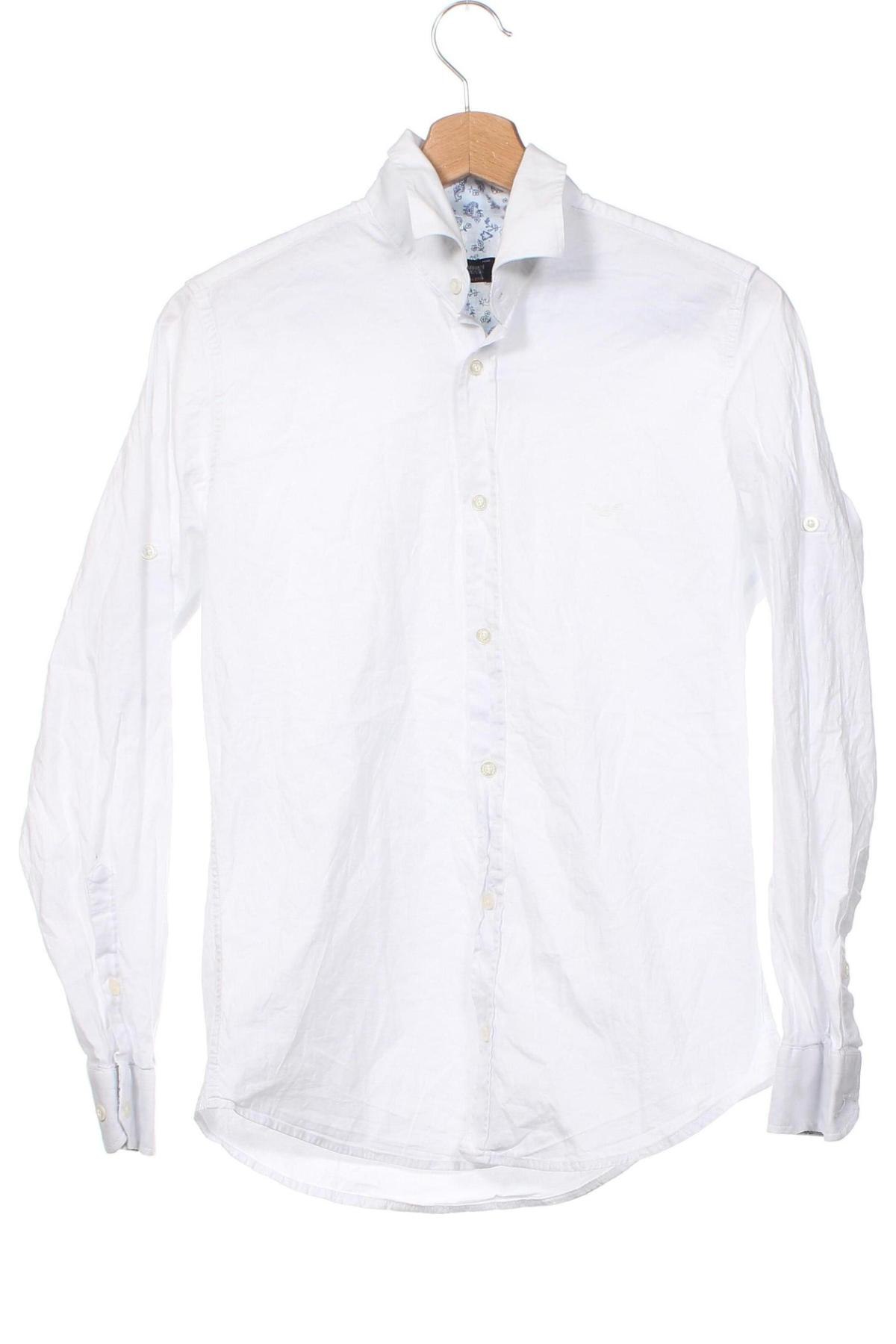 Ανδρικό πουκάμισο Armani Jeans, Μέγεθος S, Χρώμα Λευκό, Τιμή 42,50 €