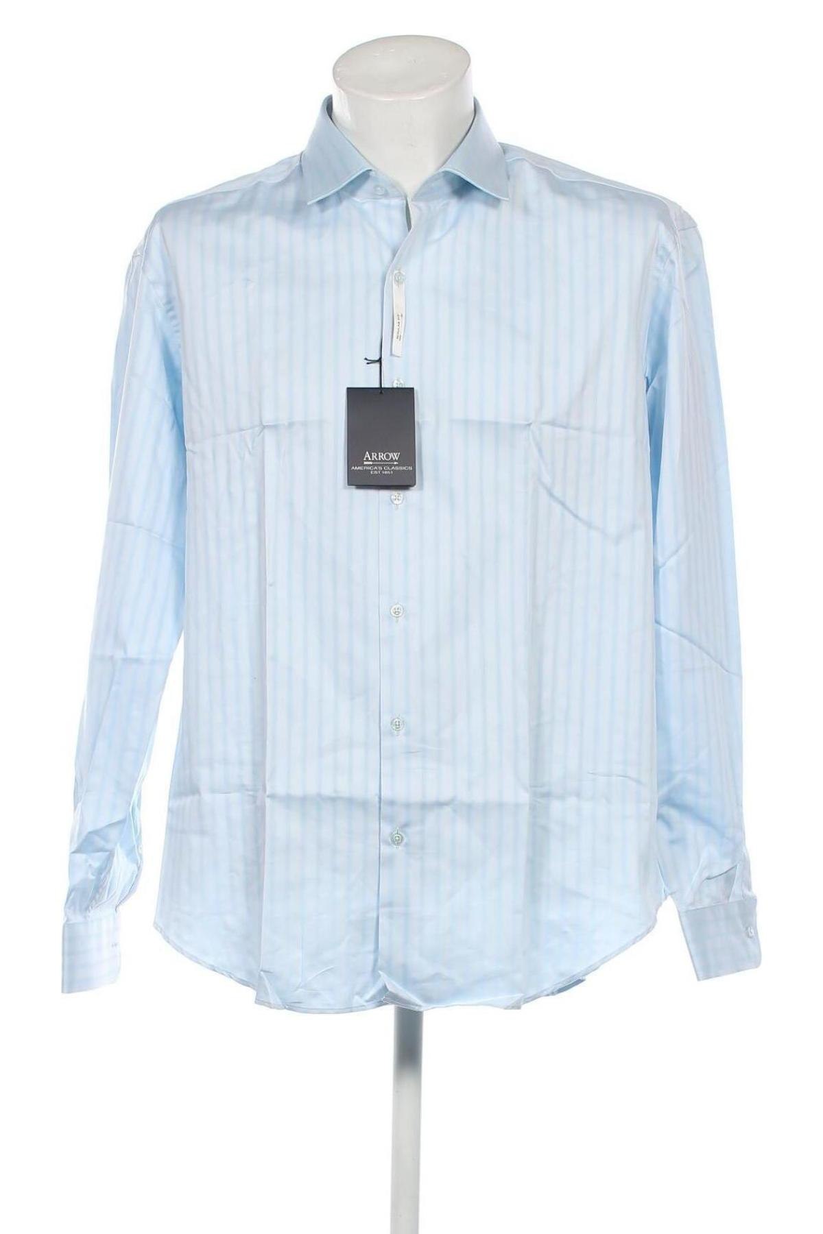 Ανδρικό πουκάμισο Arrow, Μέγεθος XXL, Χρώμα Μπλέ, Τιμή 20,86 €