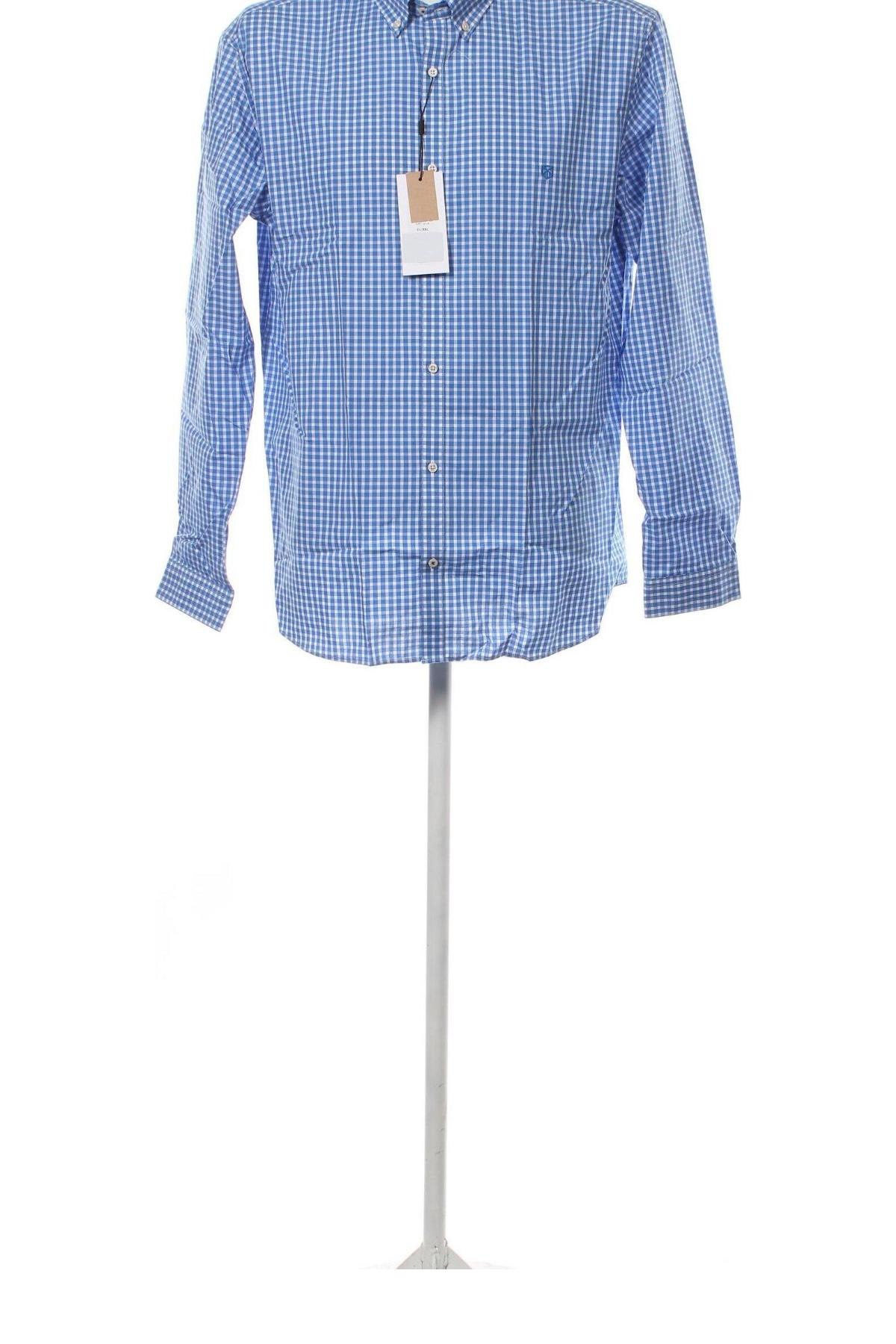 Мъжка риза Cafe Coton, Размер M, Цвят Многоцветен, Цена 26,64 лв.