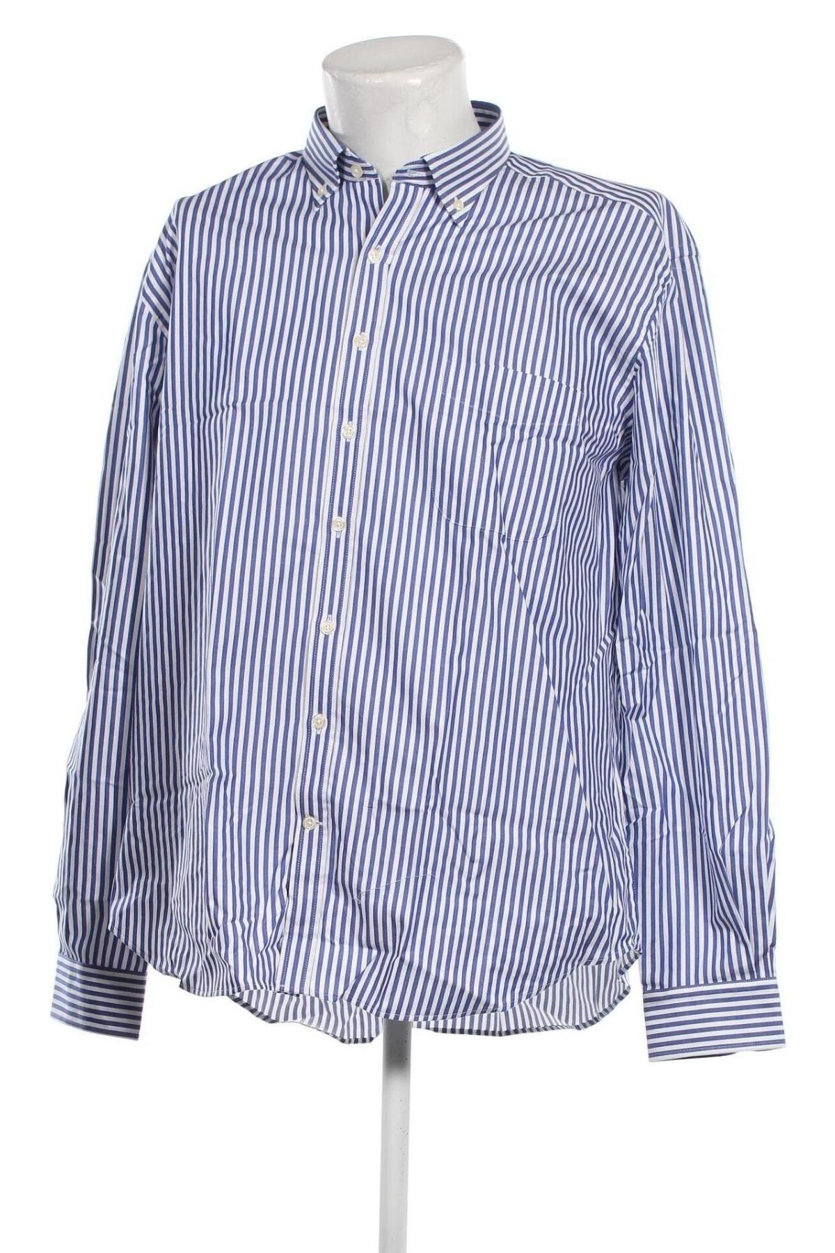 Мъжка риза Cafe Coton, Размер XXL, Цвят Син, Цена 19,44 лв.