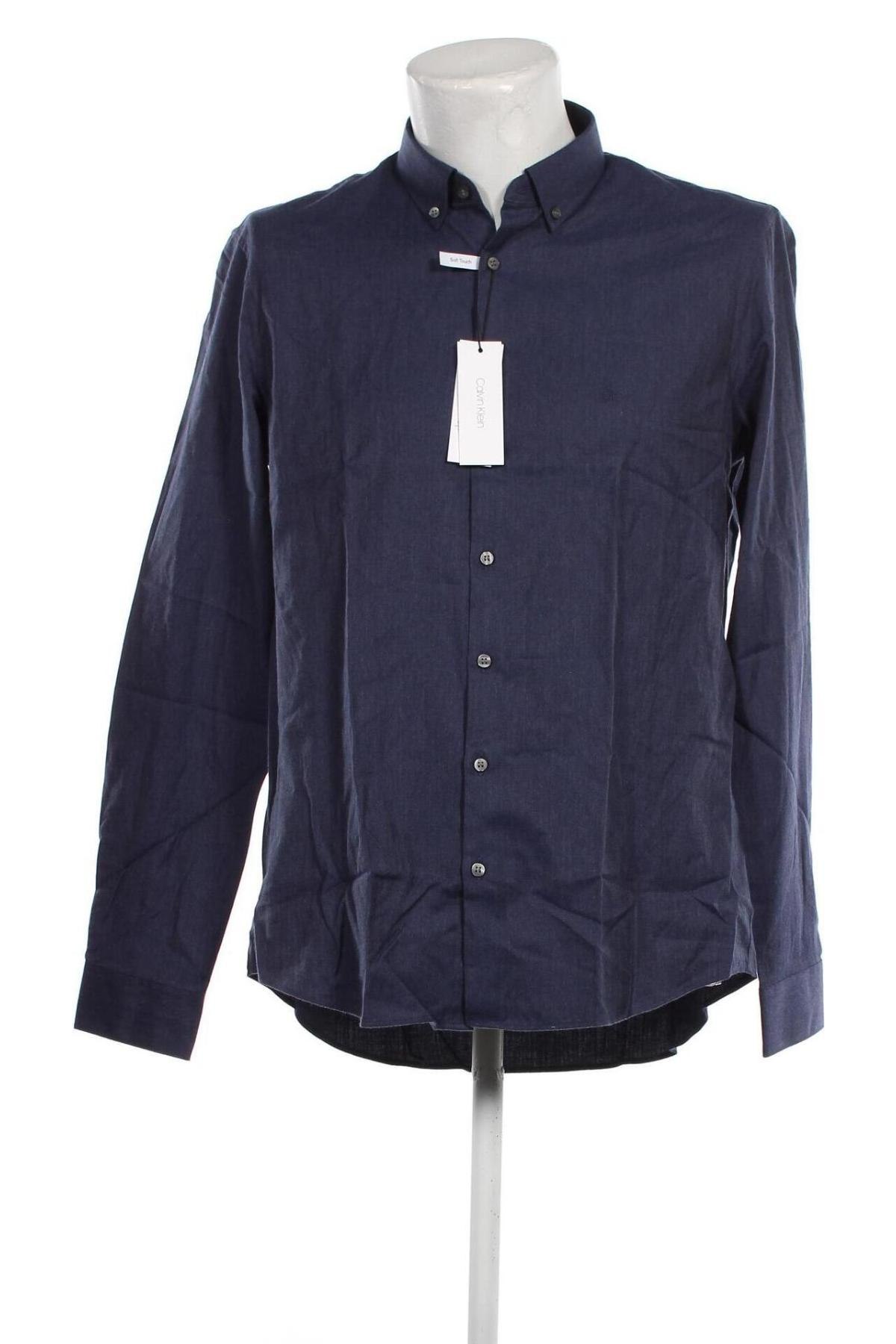 Pánska košeľa  Calvin Klein, Veľkosť L, Farba Modrá, Cena  63,40 €