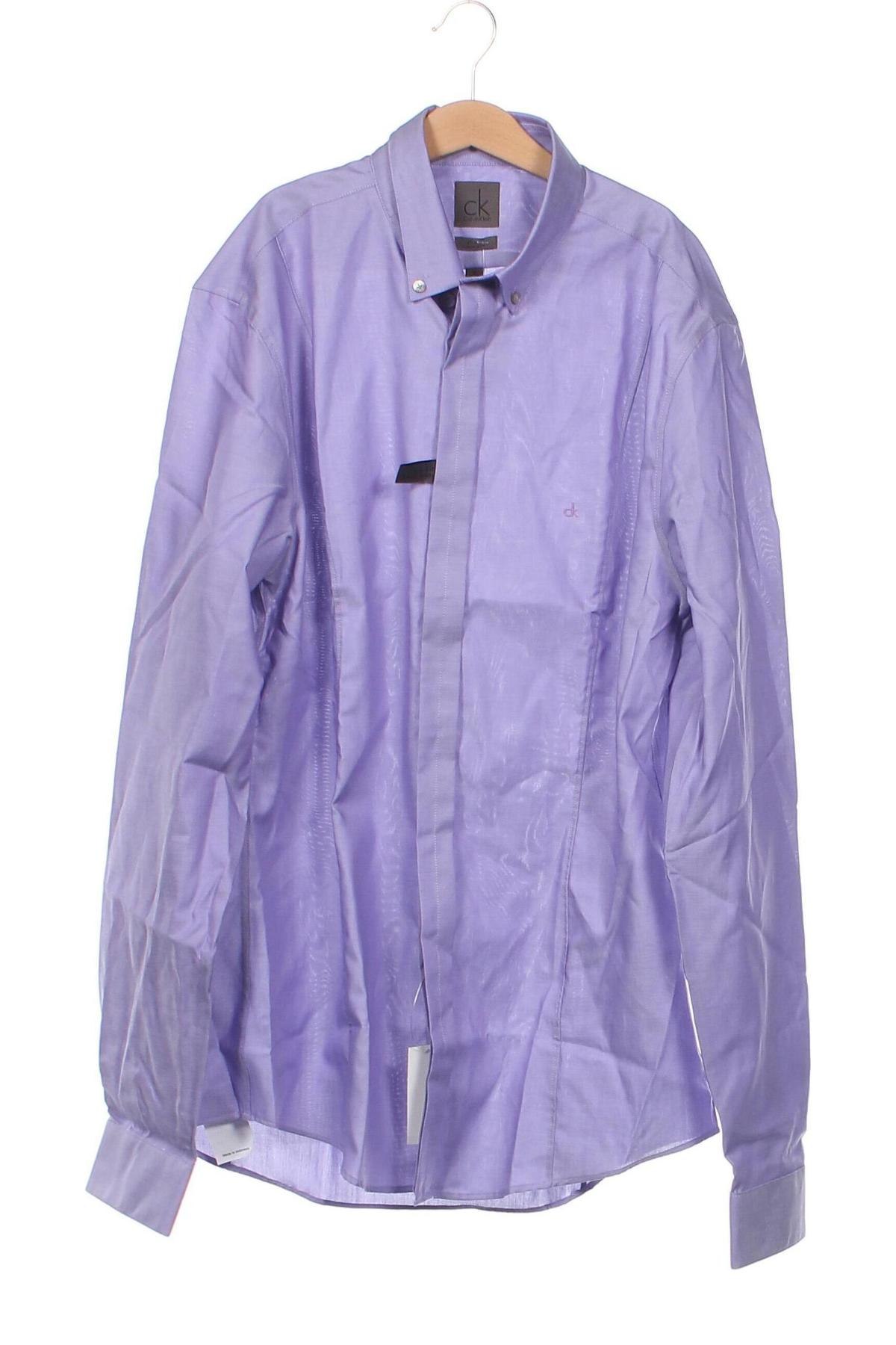 Ανδρικό πουκάμισο Calvin Klein, Μέγεθος M, Χρώμα Βιολετί, Τιμή 63,40 €