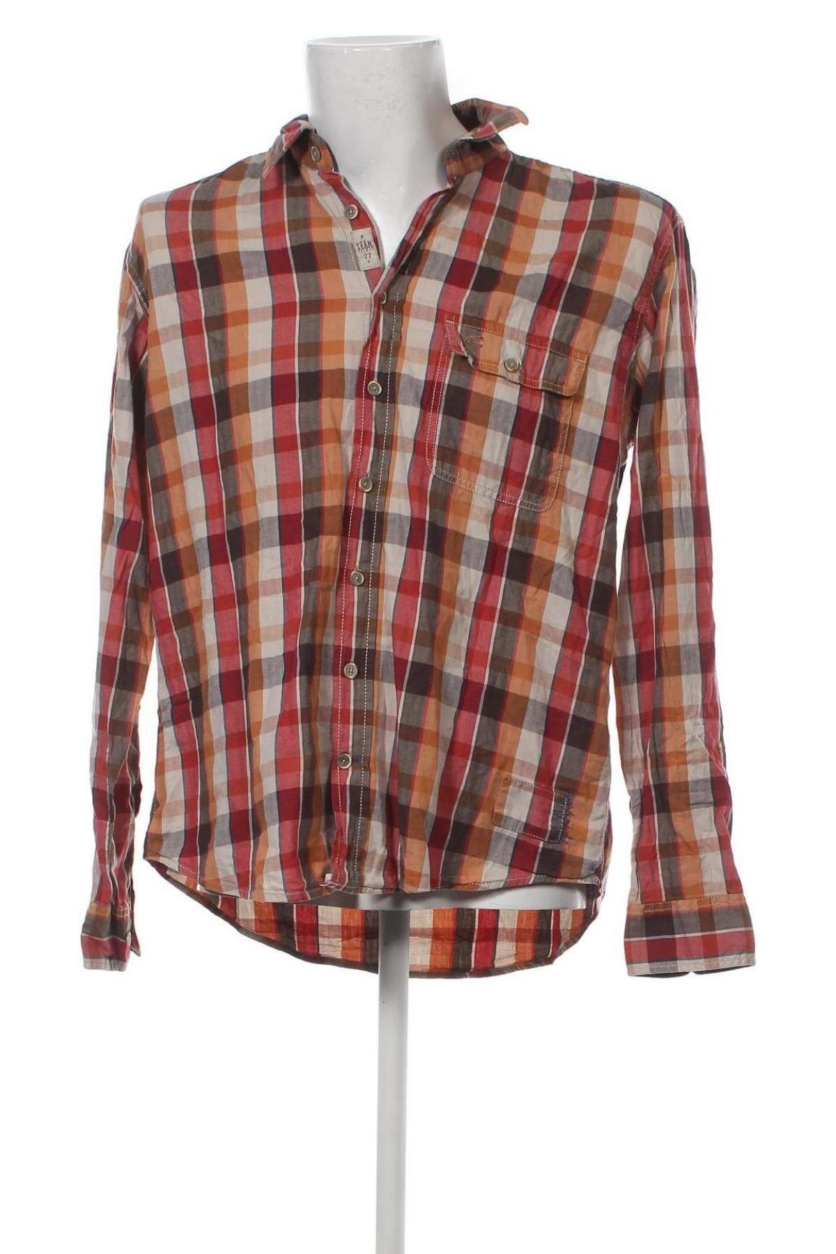 Ανδρικό πουκάμισο Camel Active, Μέγεθος L, Χρώμα Πολύχρωμο, Τιμή 24,12 €
