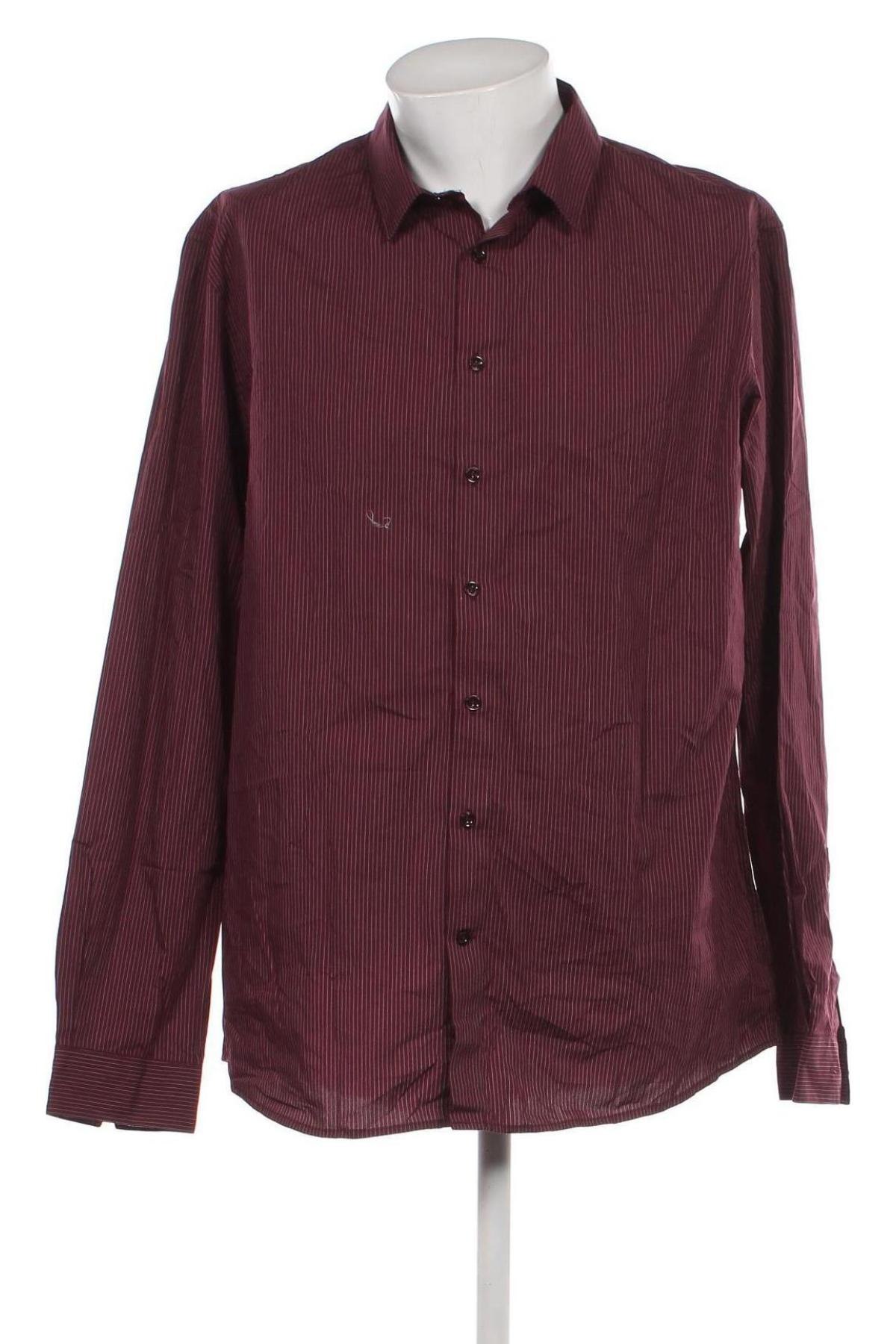 Ανδρικό πουκάμισο Celio, Μέγεθος XXL, Χρώμα Κόκκινο, Τιμή 6,10 €