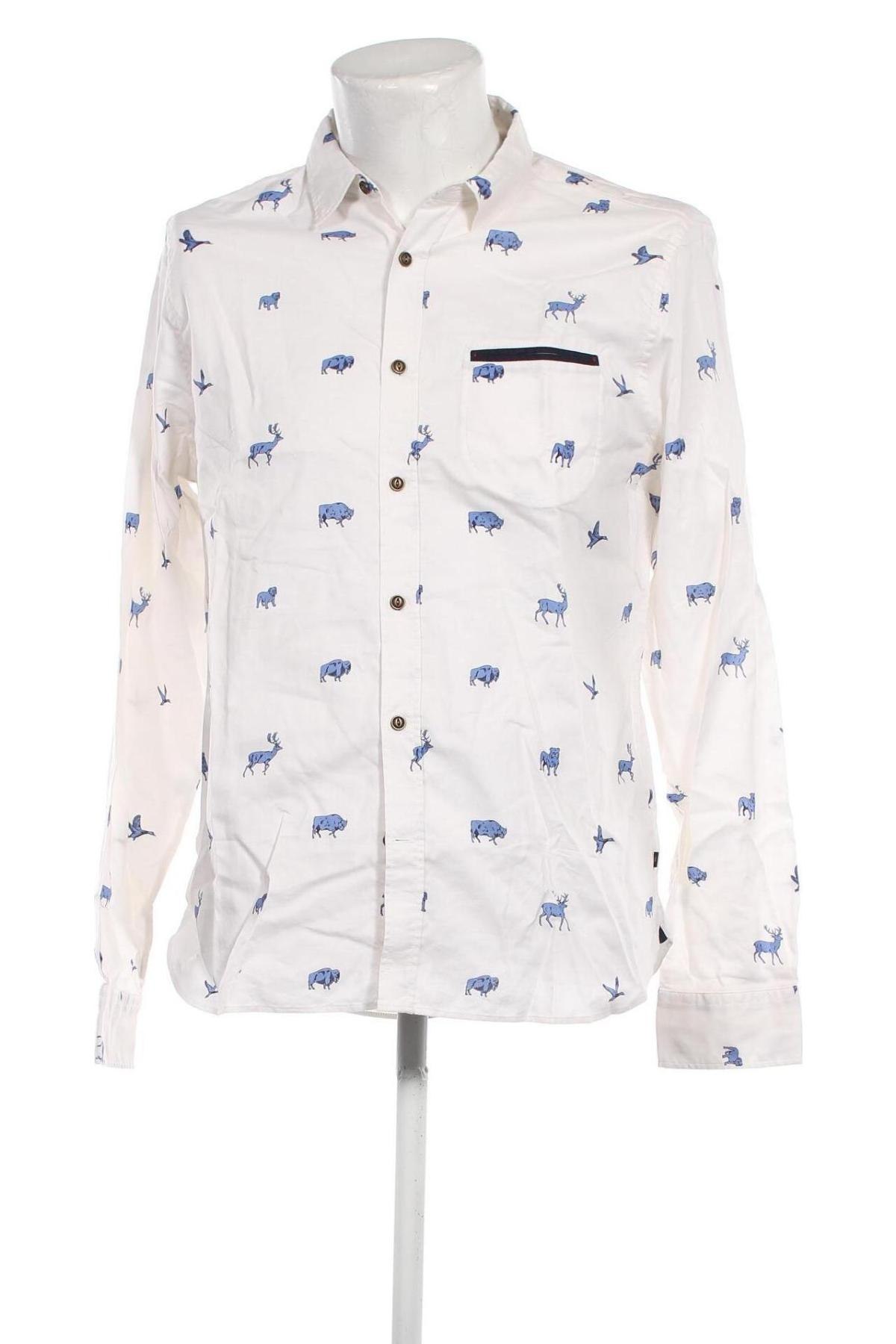 Ανδρικό πουκάμισο Chevignon, Μέγεθος L, Χρώμα Λευκό, Τιμή 44,63 €
