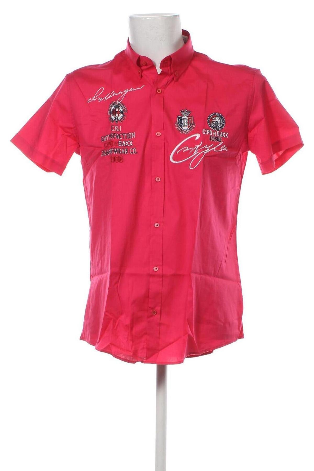 Ανδρικό πουκάμισο Cipo & Baxx, Μέγεθος M, Χρώμα Ρόζ , Τιμή 23,66 €