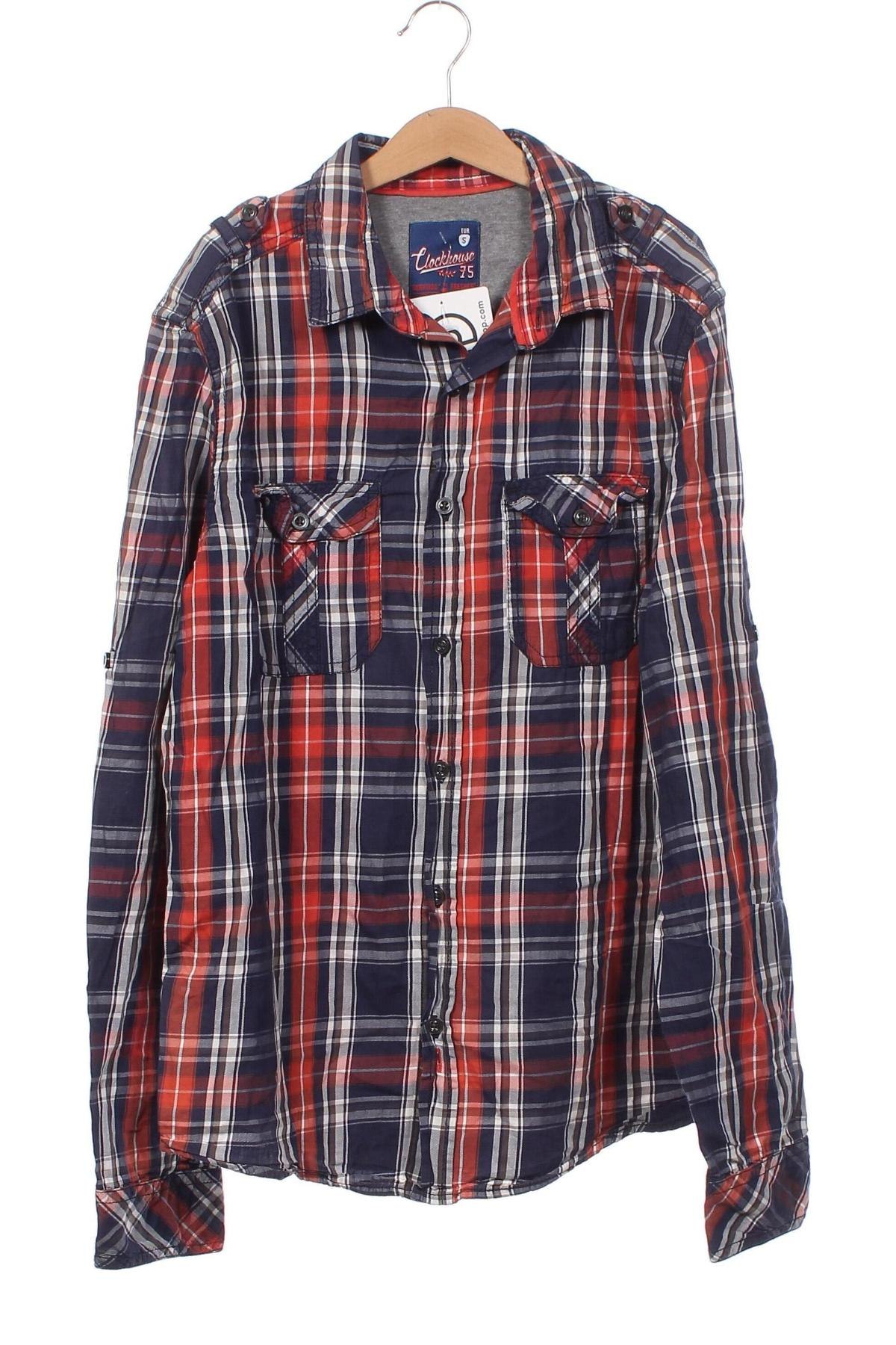 Ανδρικό πουκάμισο Clockhouse, Μέγεθος S, Χρώμα Πολύχρωμο, Τιμή 3,05 €