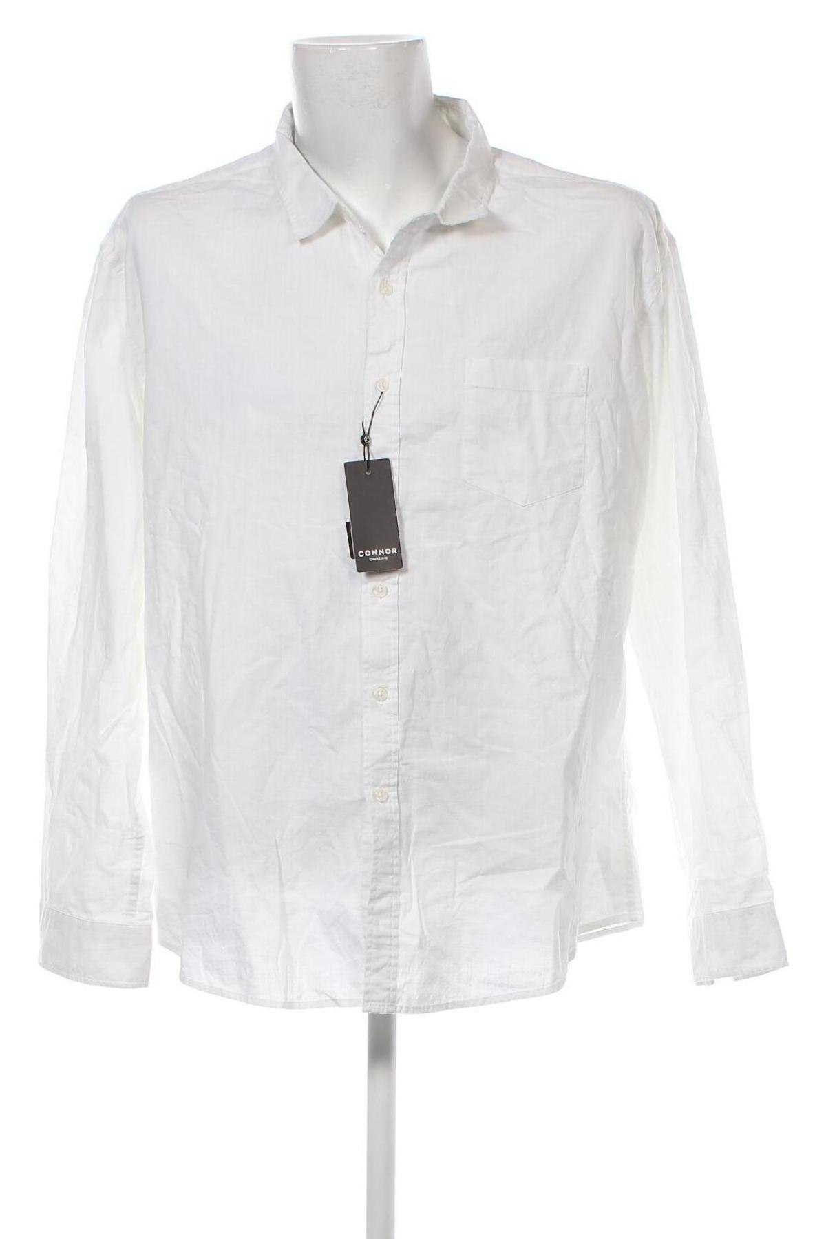 Ανδρικό πουκάμισο Connor, Μέγεθος 3XL, Χρώμα Λευκό, Τιμή 21,62 €