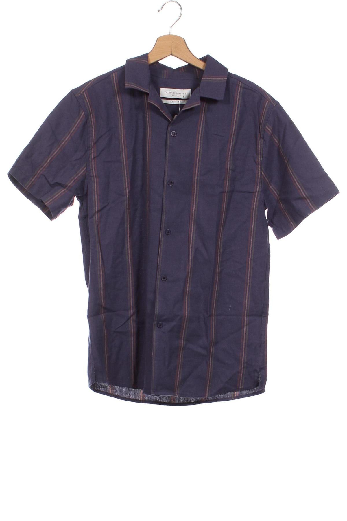 Ανδρικό πουκάμισο Cotton On, Μέγεθος XS, Χρώμα Βιολετί, Τιμή 7,59 €
