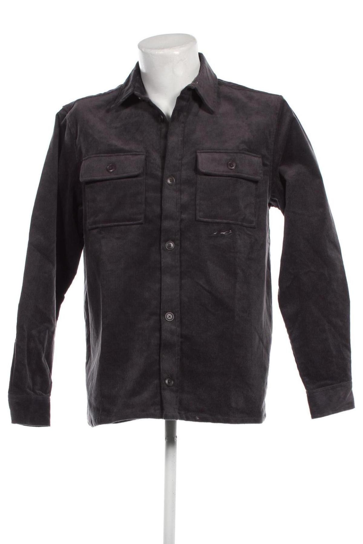 Ανδρικό πουκάμισο Dan Fox X About You, Μέγεθος M, Χρώμα Γκρί, Τιμή 7,42 €